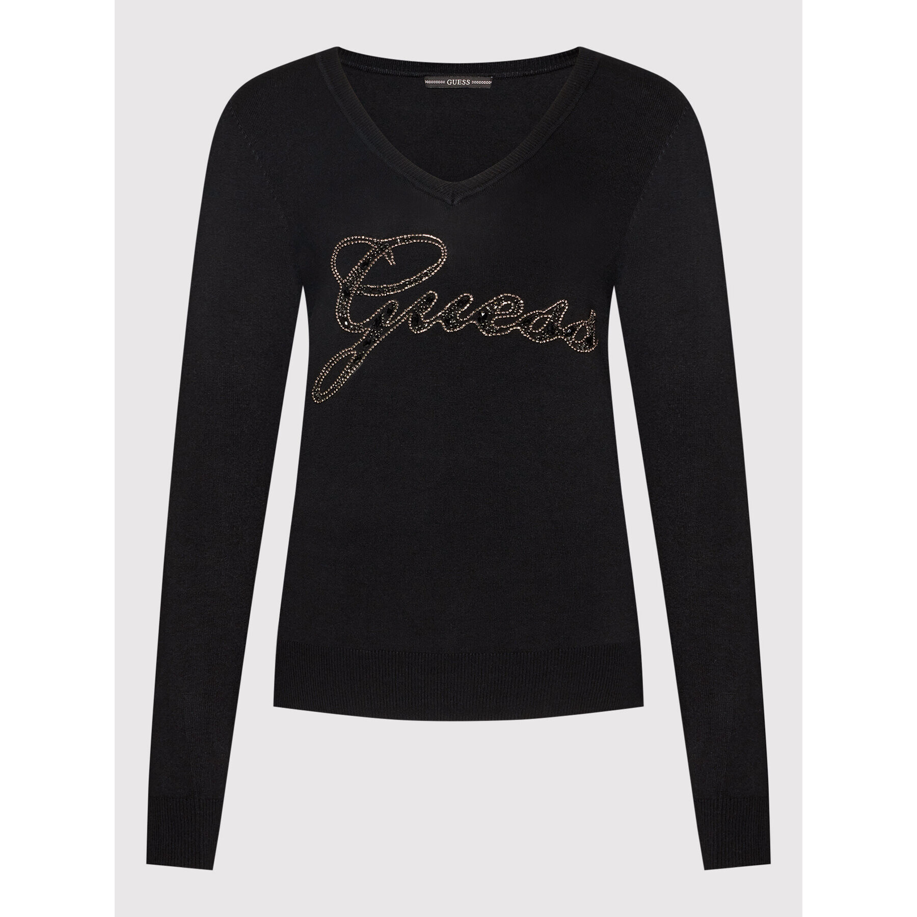 Guess Пуловер W2GR22 Z2NQ0 Черен Regular Fit - Pepit.bg
