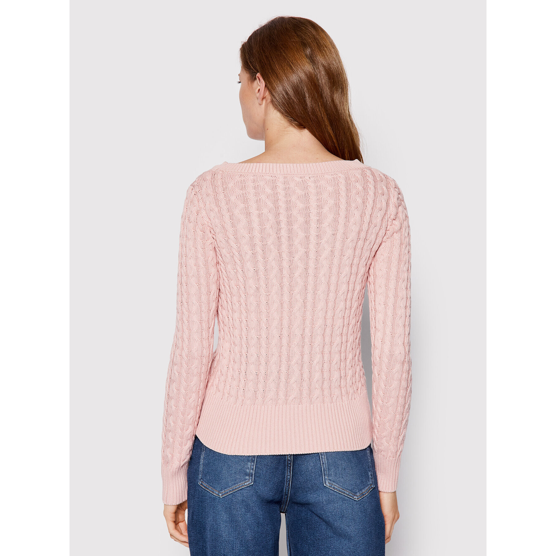 Guess Пуловер W2YR11 Z2Y41 Розов Regular Fit - Pepit.bg