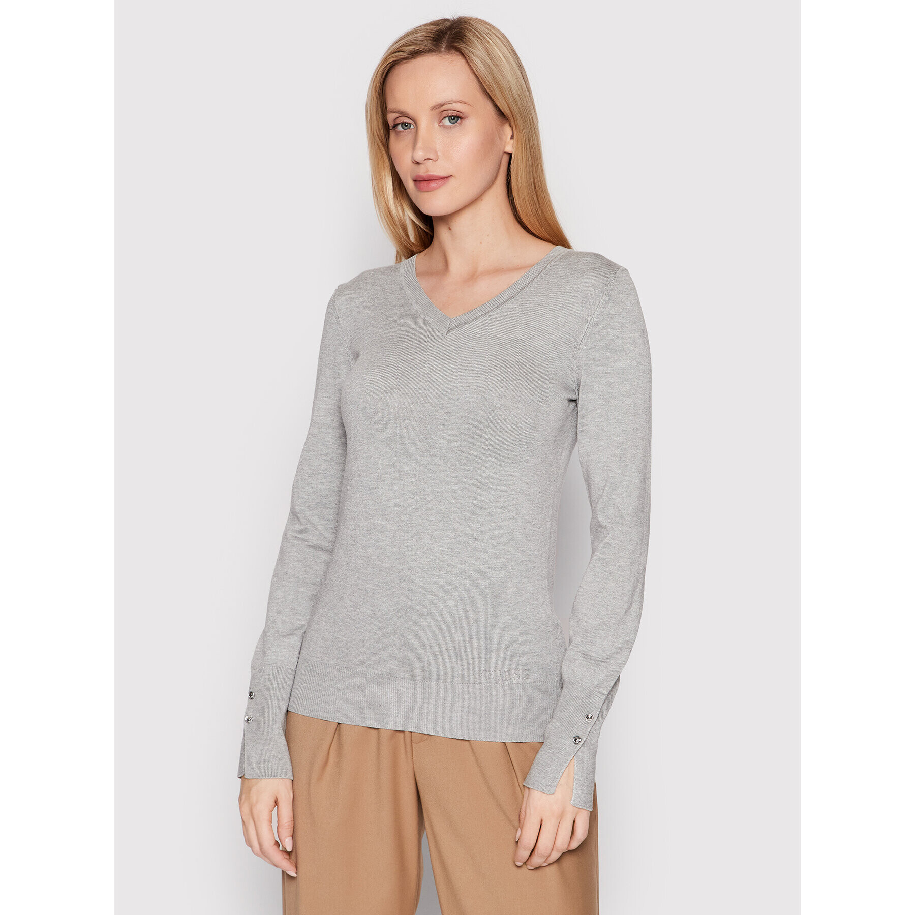 Guess Пуловер W2YR31 Z2V62 Сив Regular Fit - Pepit.bg