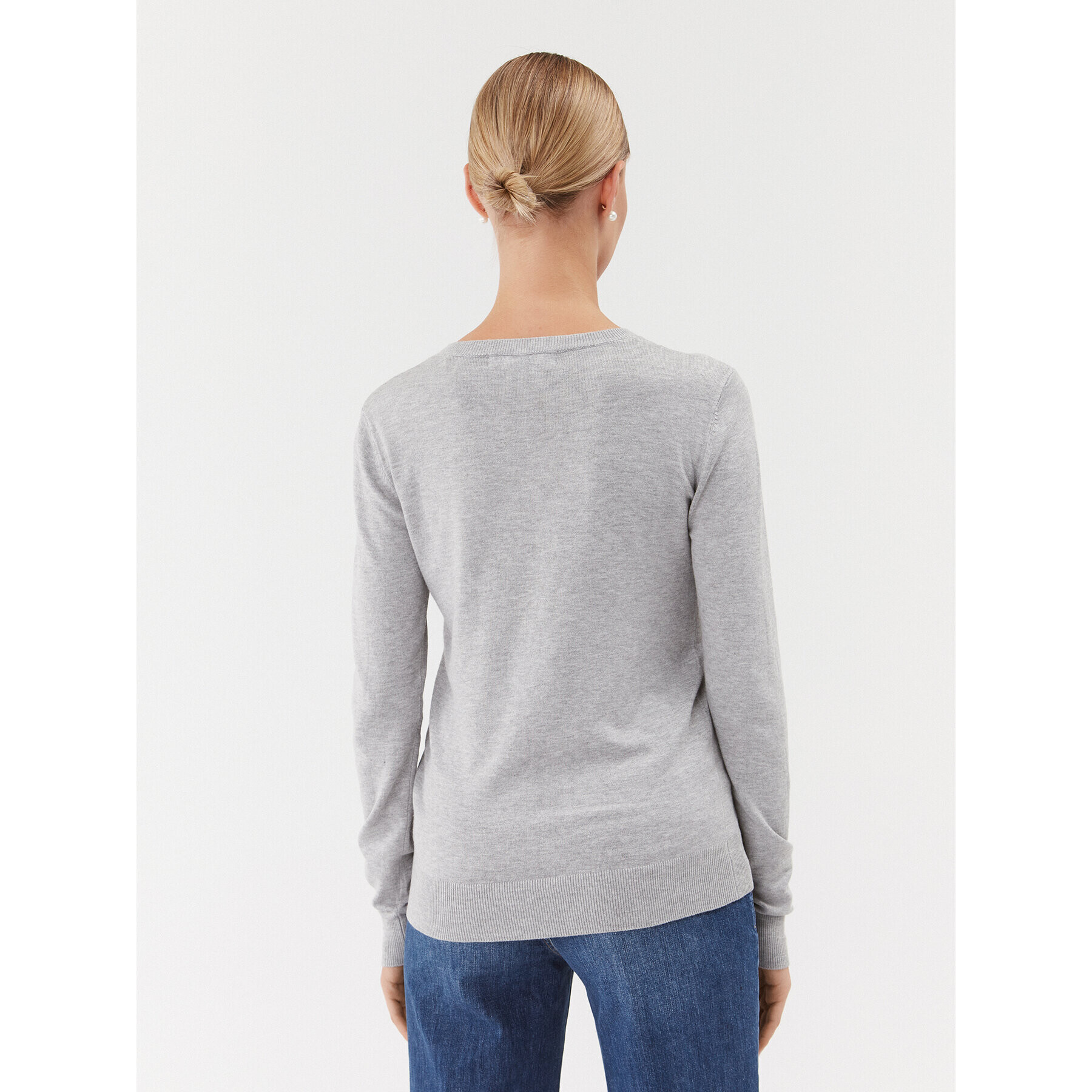 Guess Пуловер W3BR22 Z2NQ2 Сив Regular Fit - Pepit.bg