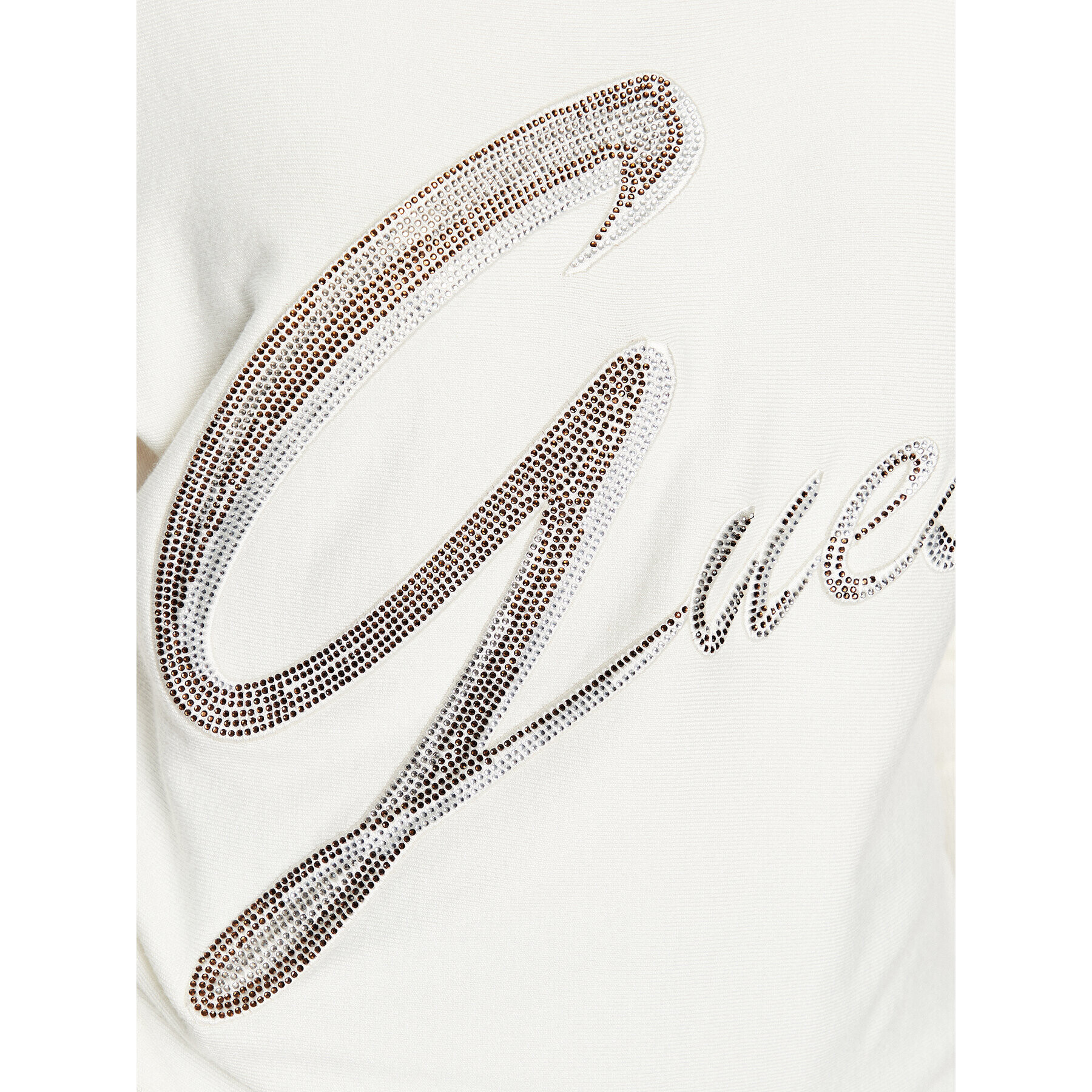 Guess Пуловер W3BR25 Z2NQ2 Бял Regular Fit - Pepit.bg