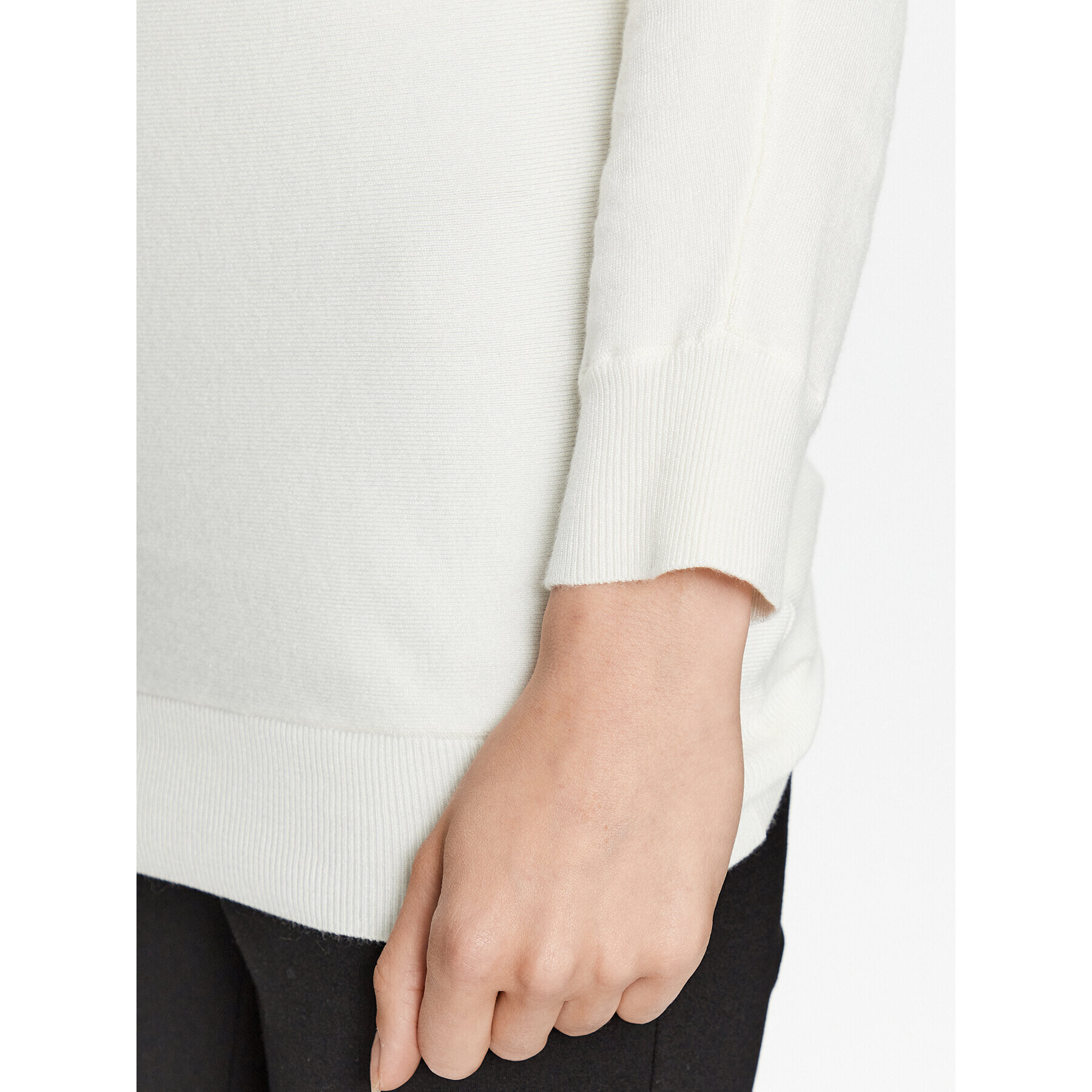 Guess Пуловер W3BR25 Z2NQ2 Бял Regular Fit - Pepit.bg