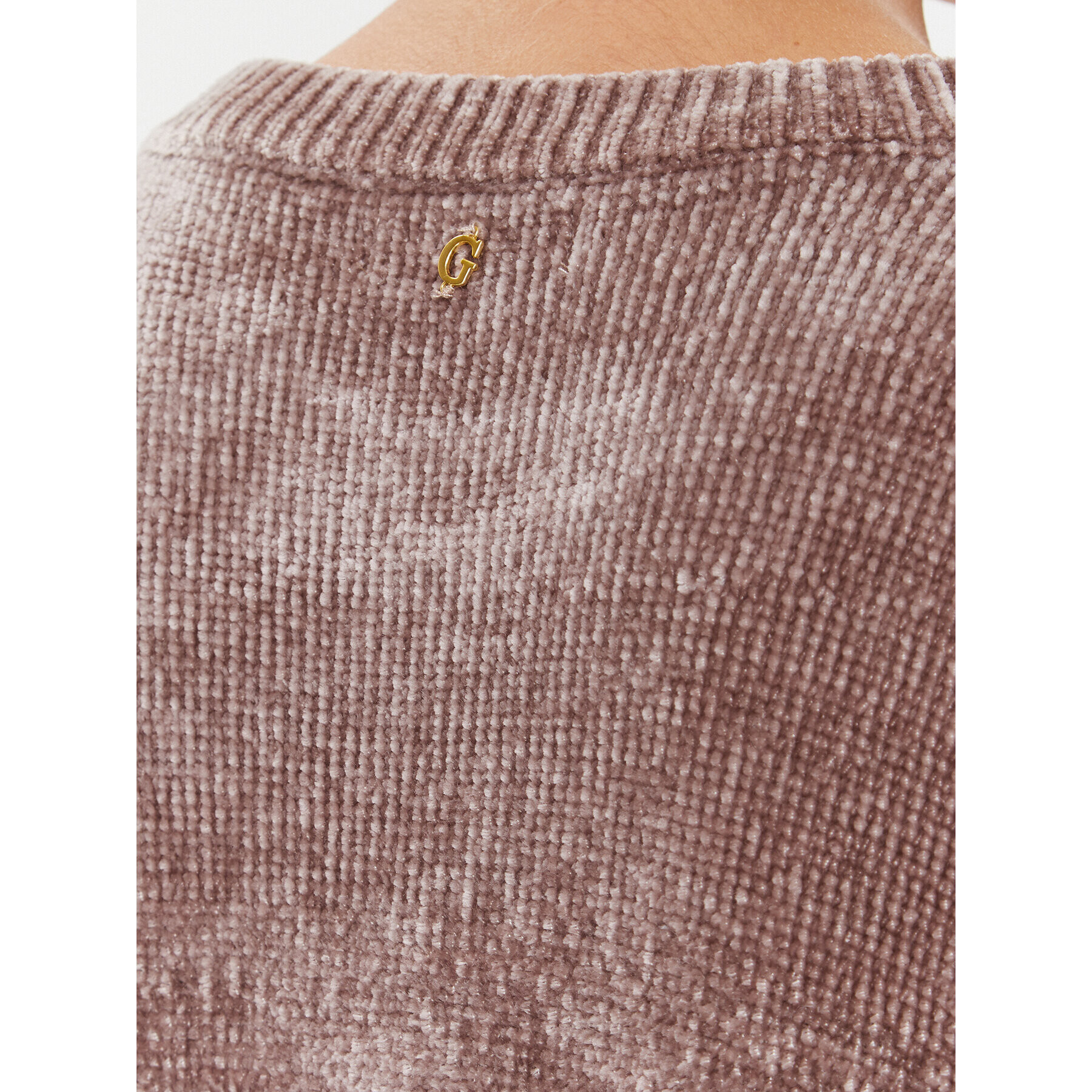Guess Пуловер W3BR65 Z3BB0 Бежов Regular Fit - Pepit.bg