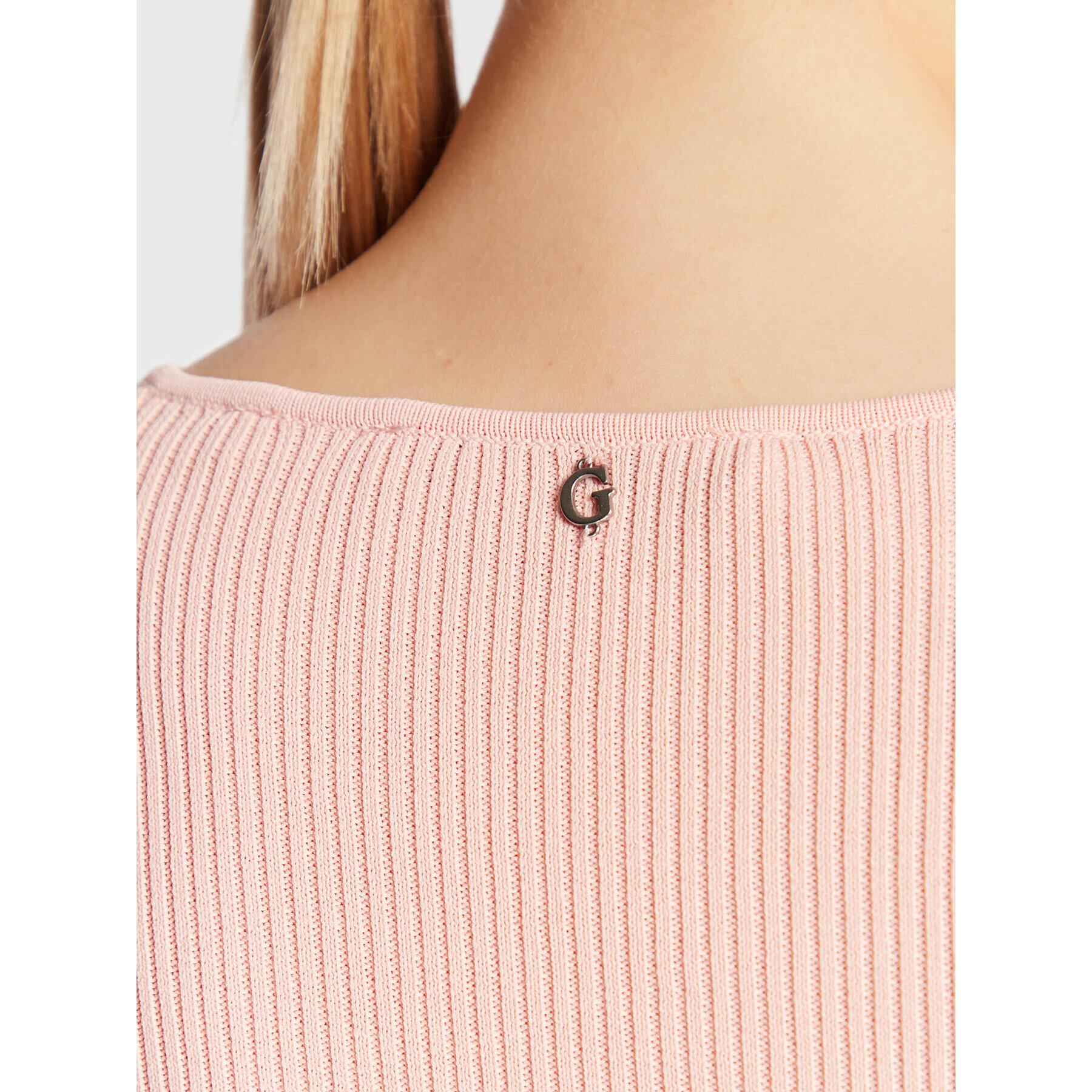 Guess Пуловер W3GR17 Z2U00 Розов Regular Fit - Pepit.bg