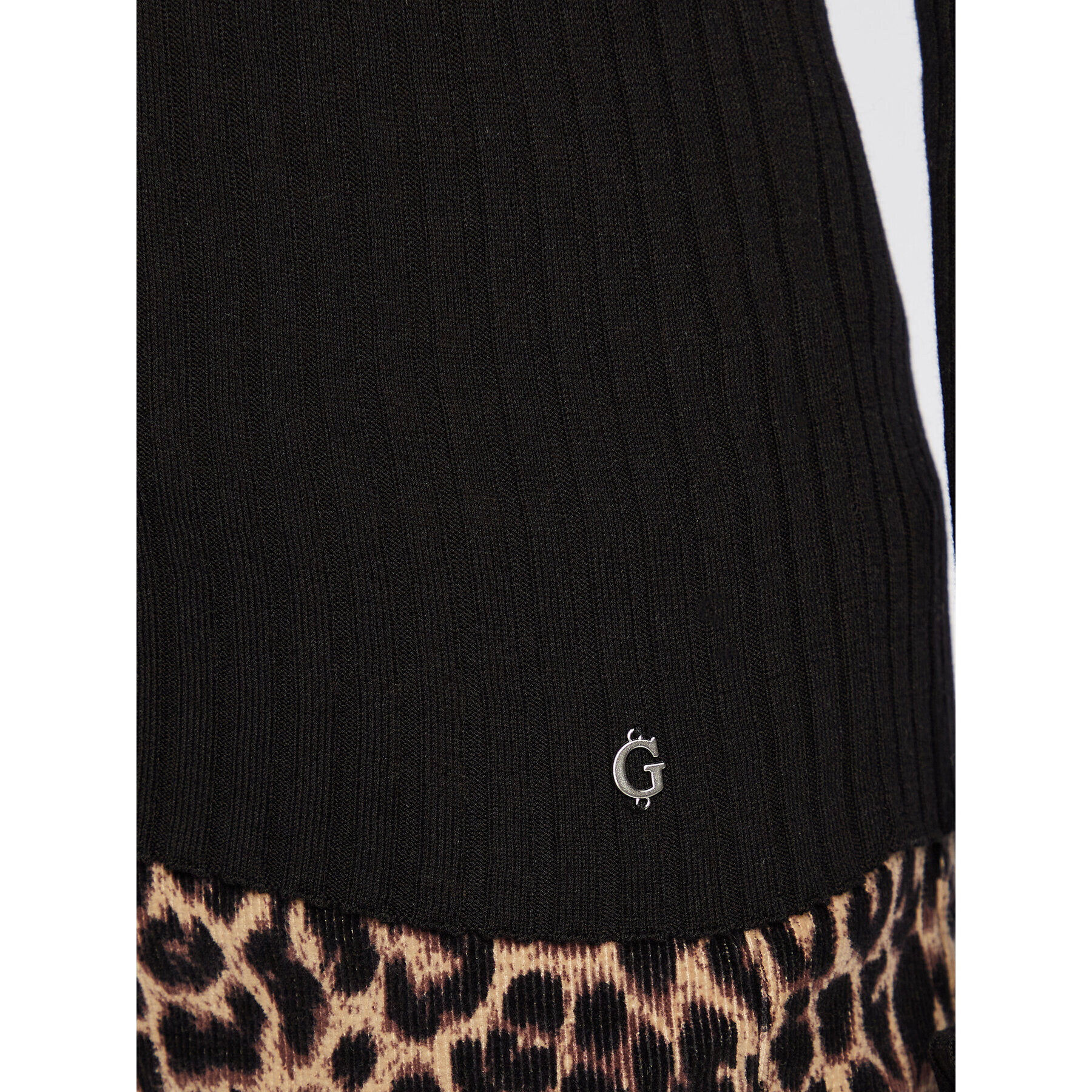 Guess Пуловер W3RR32 Z30L1 Черен Slim Fit - Pepit.bg