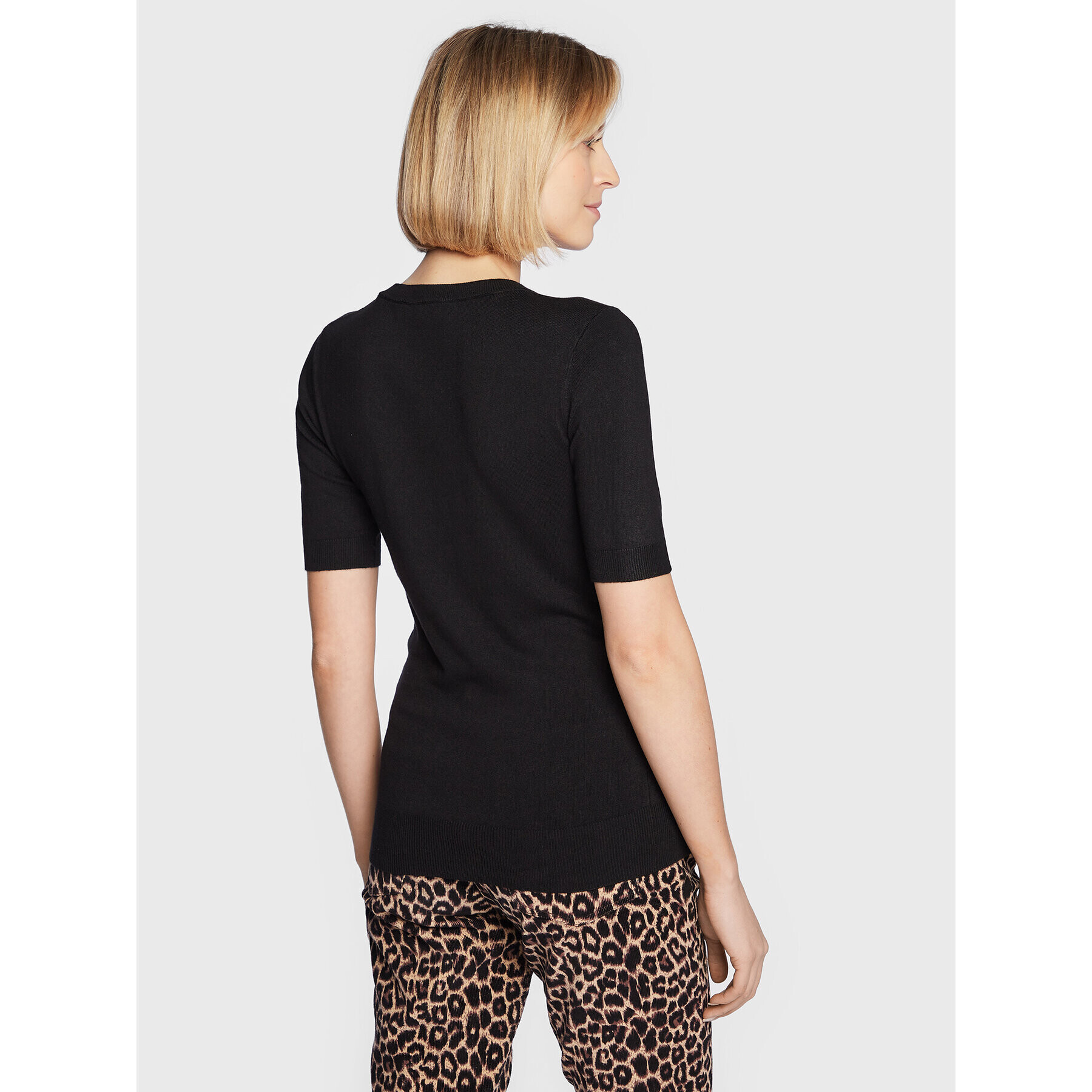 Guess Пуловер W3RR46 Z2NQ2 Черен Slim Fit - Pepit.bg