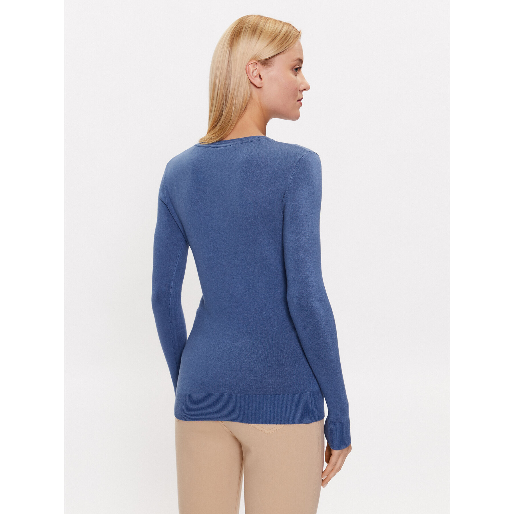 Guess Пуловер W3YR21 Z2NQ2 Син Slim Fit - Pepit.bg