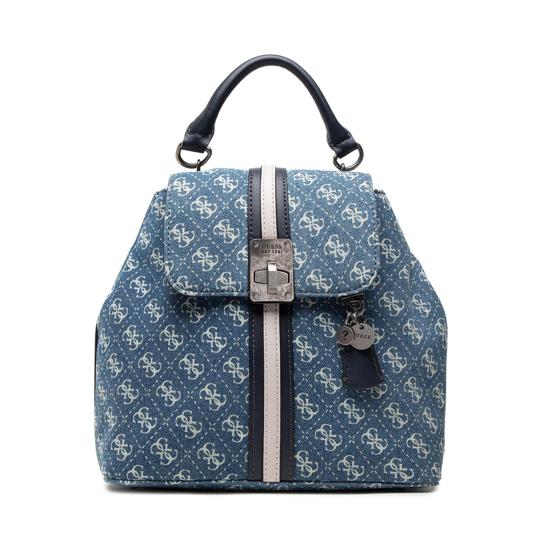 Guess Раница Kasinta Flap Backpack HWDN84 05310 Тъмносин - Pepit.bg