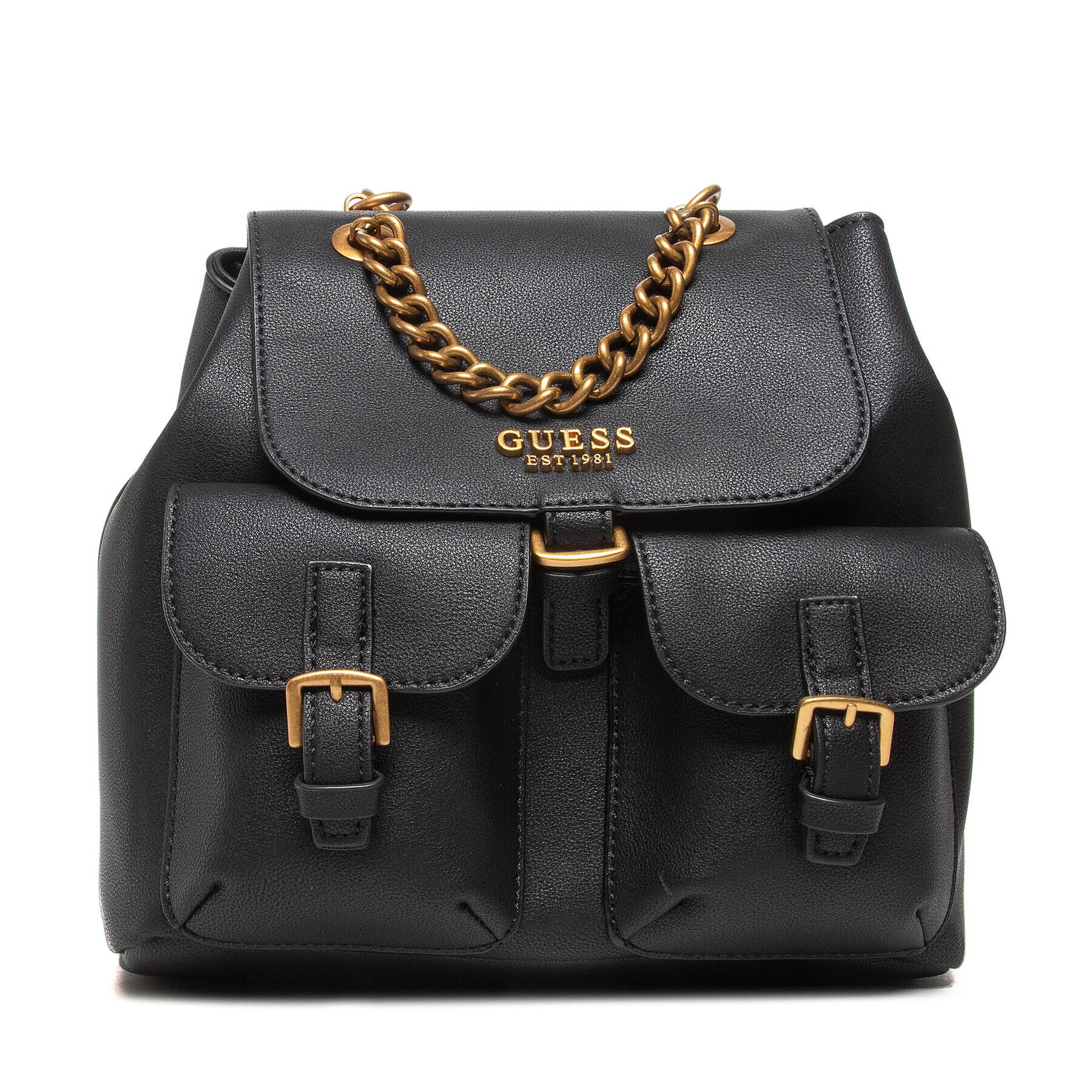 Guess Раница No Limit Flap Backpack HWVB84 86320 Черен - Pepit.bg