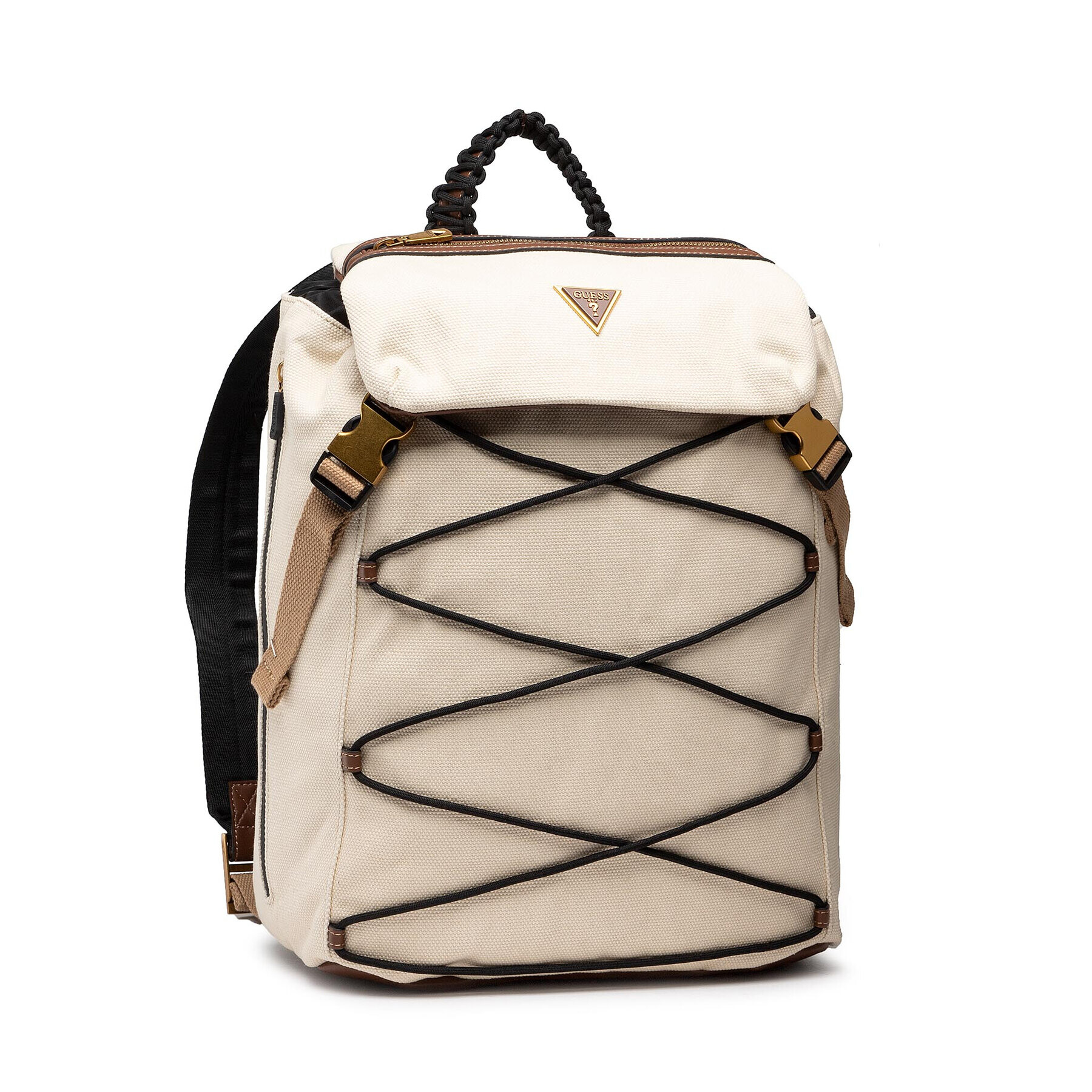 Guess Раница Wanderluxe Flap Backpack HMWAND P2205 Бежов - Pepit.bg