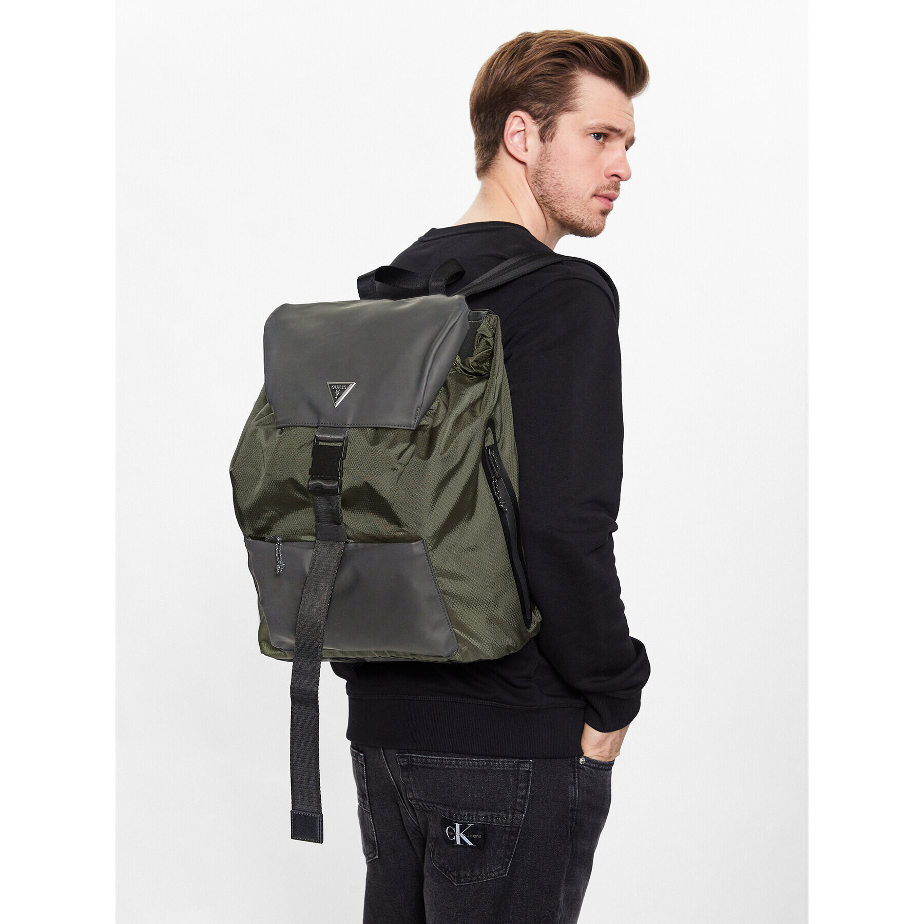 Guess Раница Certosa Tech (TR) HMCETR P3190 Зелен - Pepit.bg