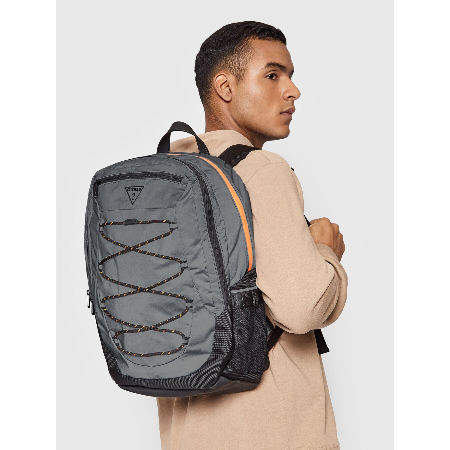 Guess Раница HMTERE P1409 Сив - Pepit.bg