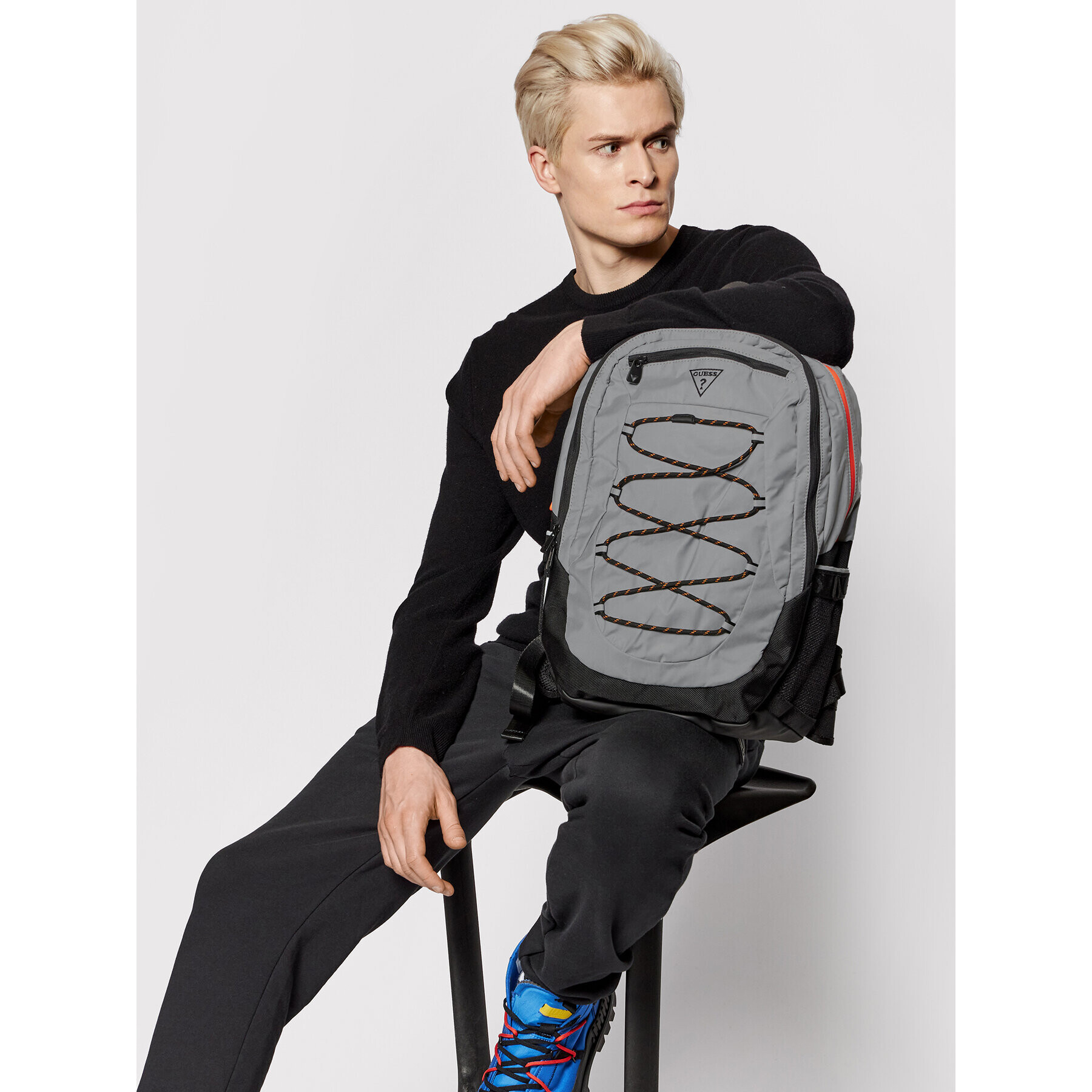 Guess Раница HMTERE P1409 Сив - Pepit.bg