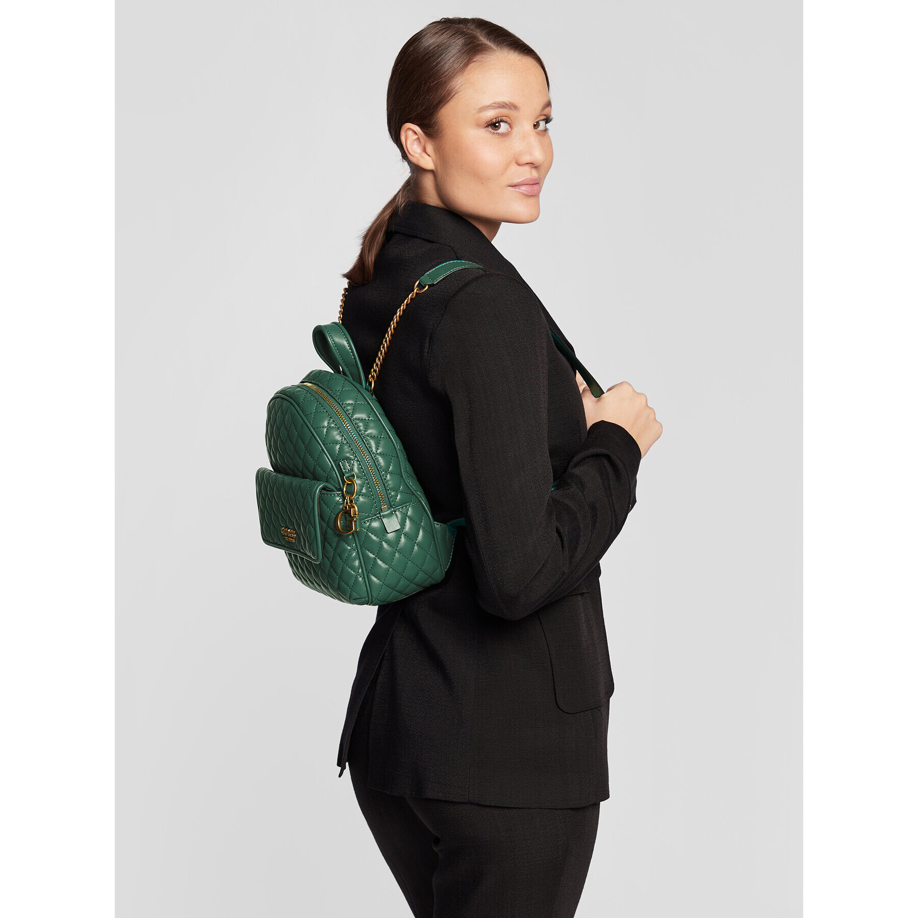 Guess Раница Maila (QB) HWQB86 61320 Зелен - Pepit.bg