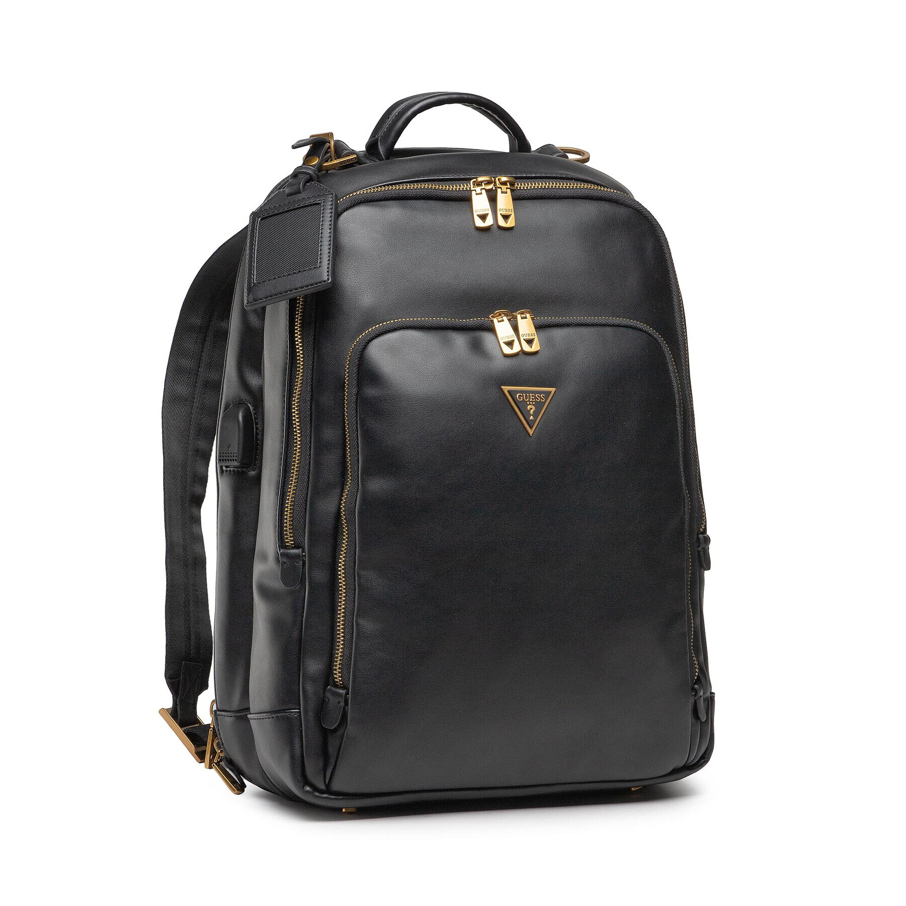 Guess Раница Scala Smart Backpack Business HMESCA P2297 Черен - Pepit.bg