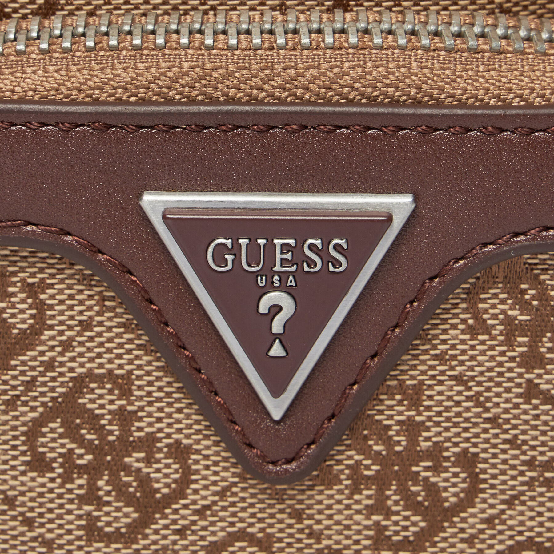 Guess Раница Vezzola Jacquard Mini-Bags HMVZLJ P4168 Бежов - Pepit.bg