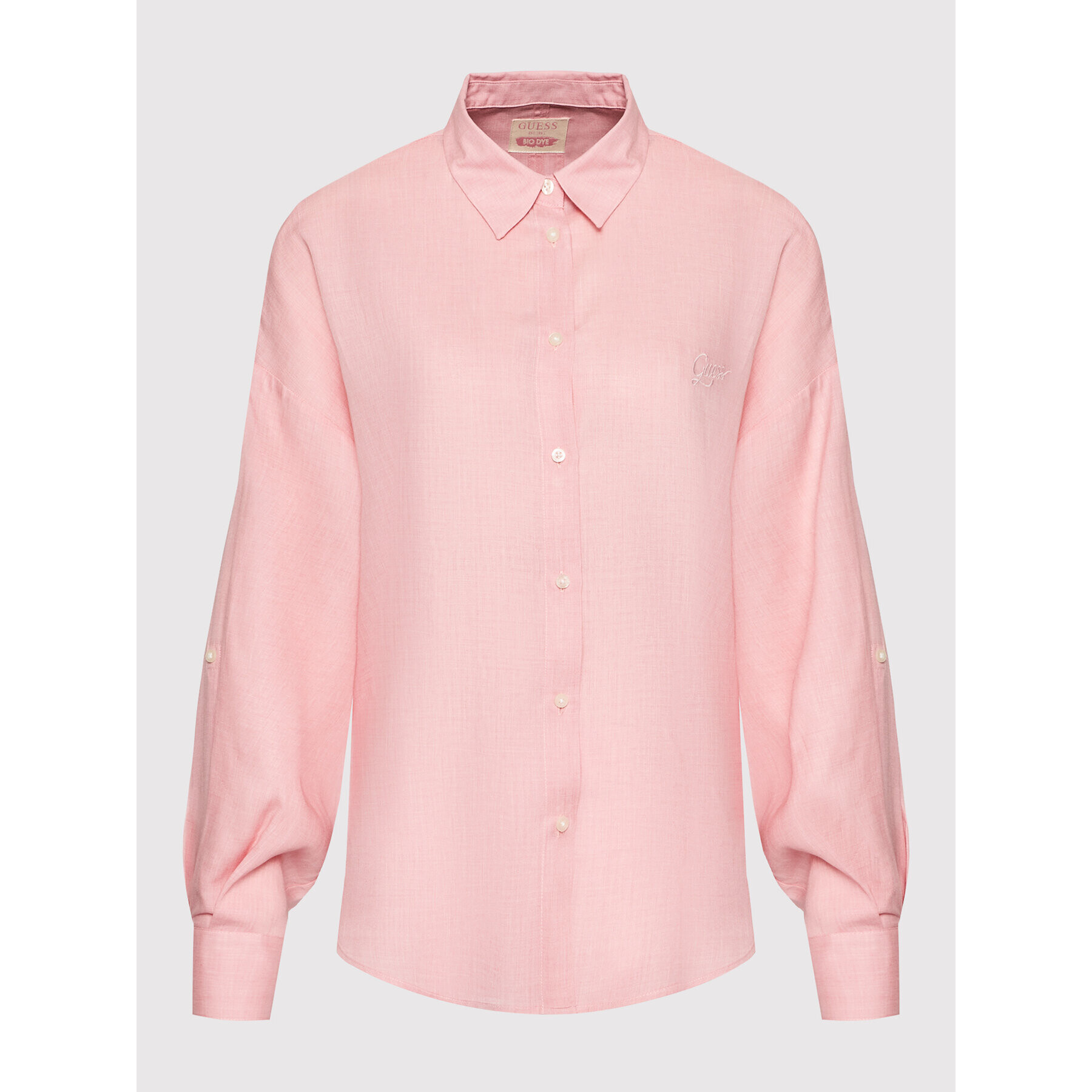 Guess Риза Cecily W2GH64 WEK92 Розов Relaxed Fit - Pepit.bg