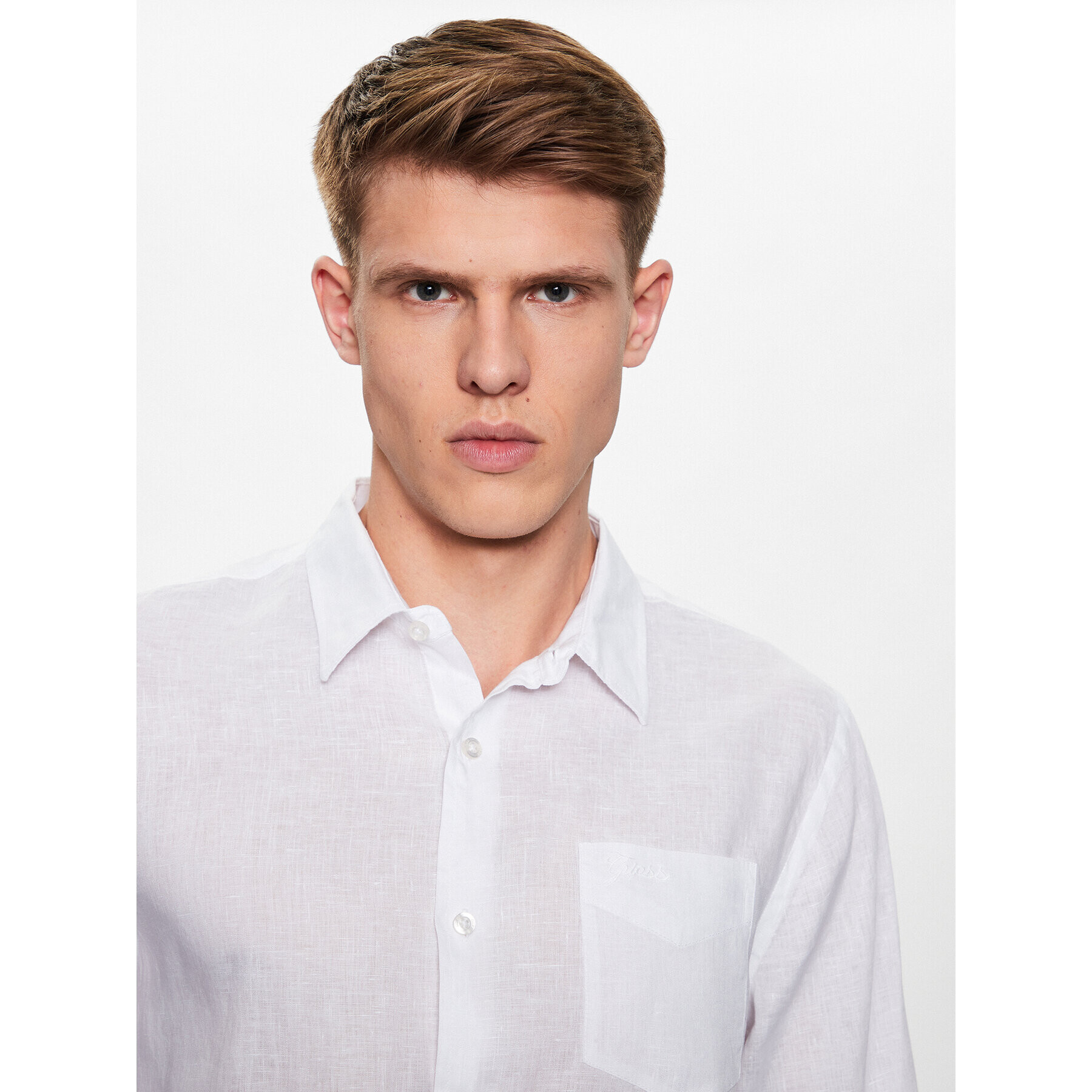 Guess Риза Island M2YH44 WERX0 Бял Slim Fit - Pepit.bg