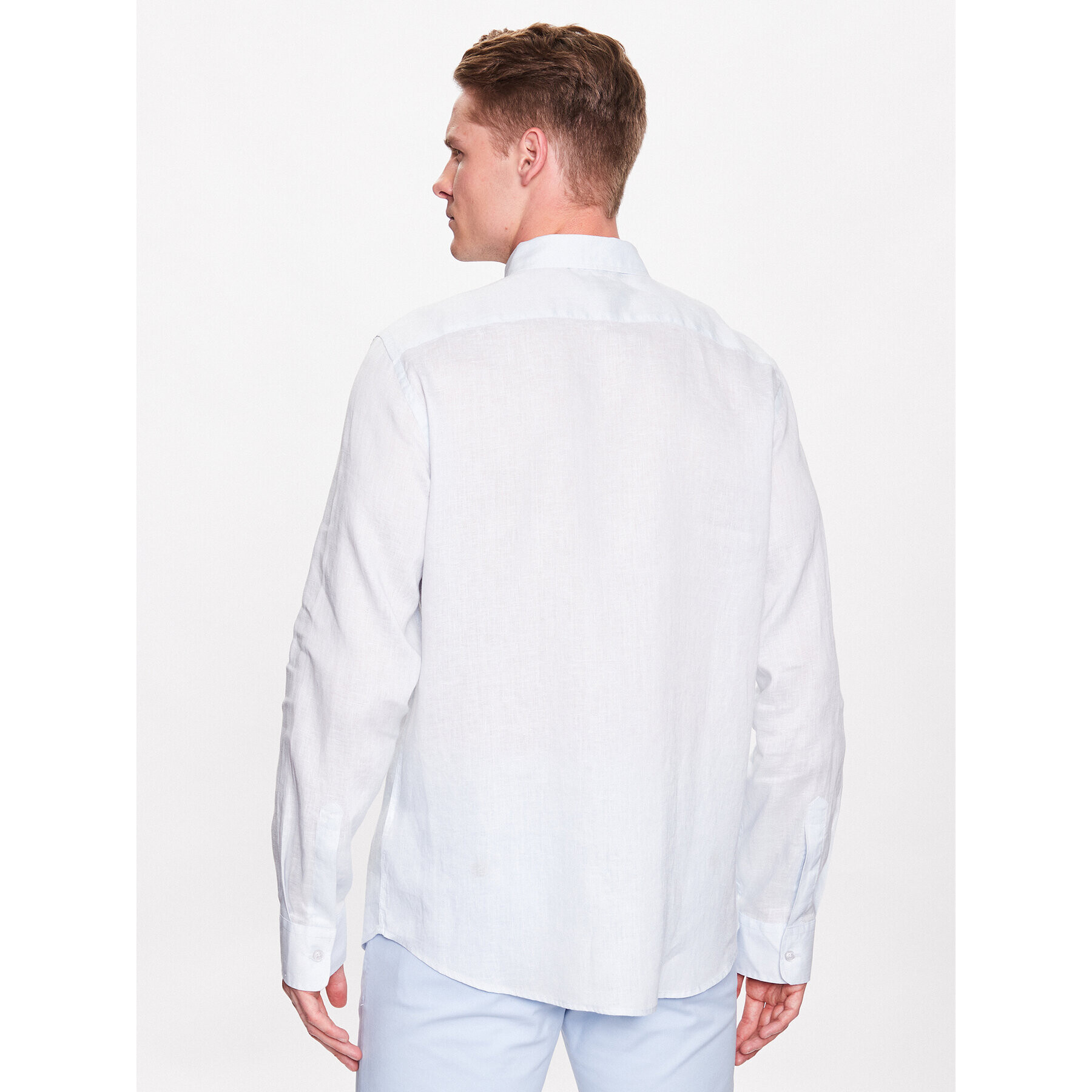 Guess Риза Island M2YH44 WERX0 Син Slim Fit - Pepit.bg