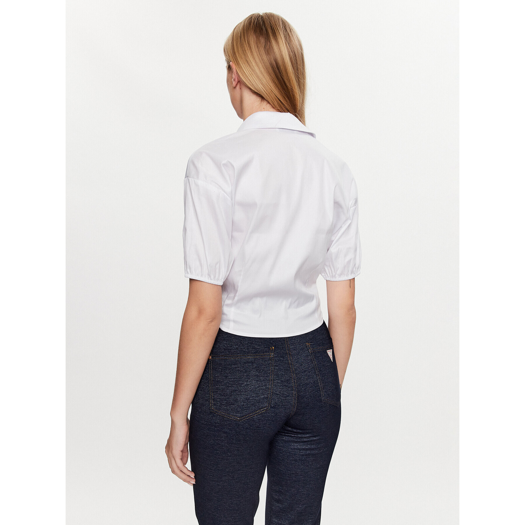 Guess Риза June W3GH71 WE2Q0 Бял Regular Fit - Pepit.bg