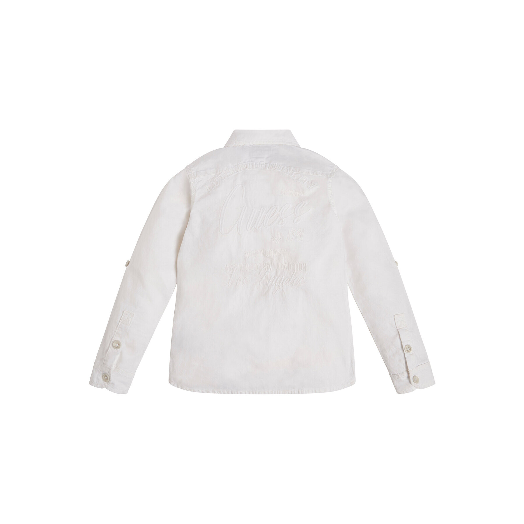 Guess Риза L3GH00 WCVM0 Бял Regular Fit - Pepit.bg