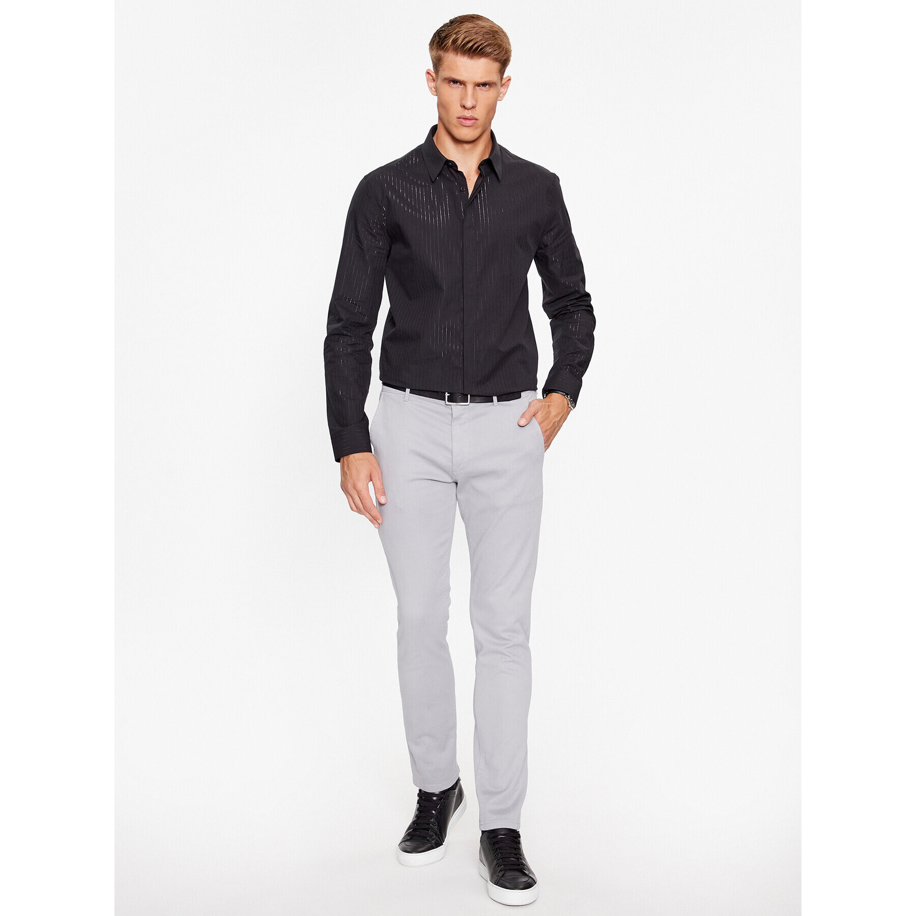 Guess Риза M3BH67 WFS20 Черен Regular Fit - Pepit.bg