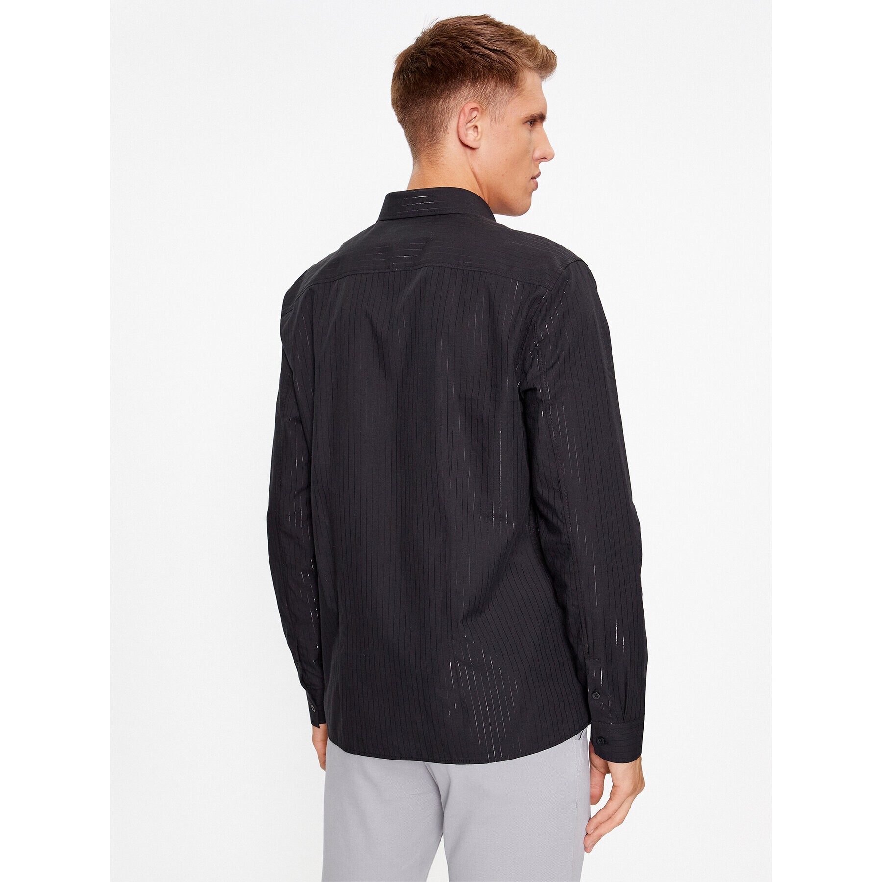 Guess Риза M3BH67 WFS20 Черен Regular Fit - Pepit.bg