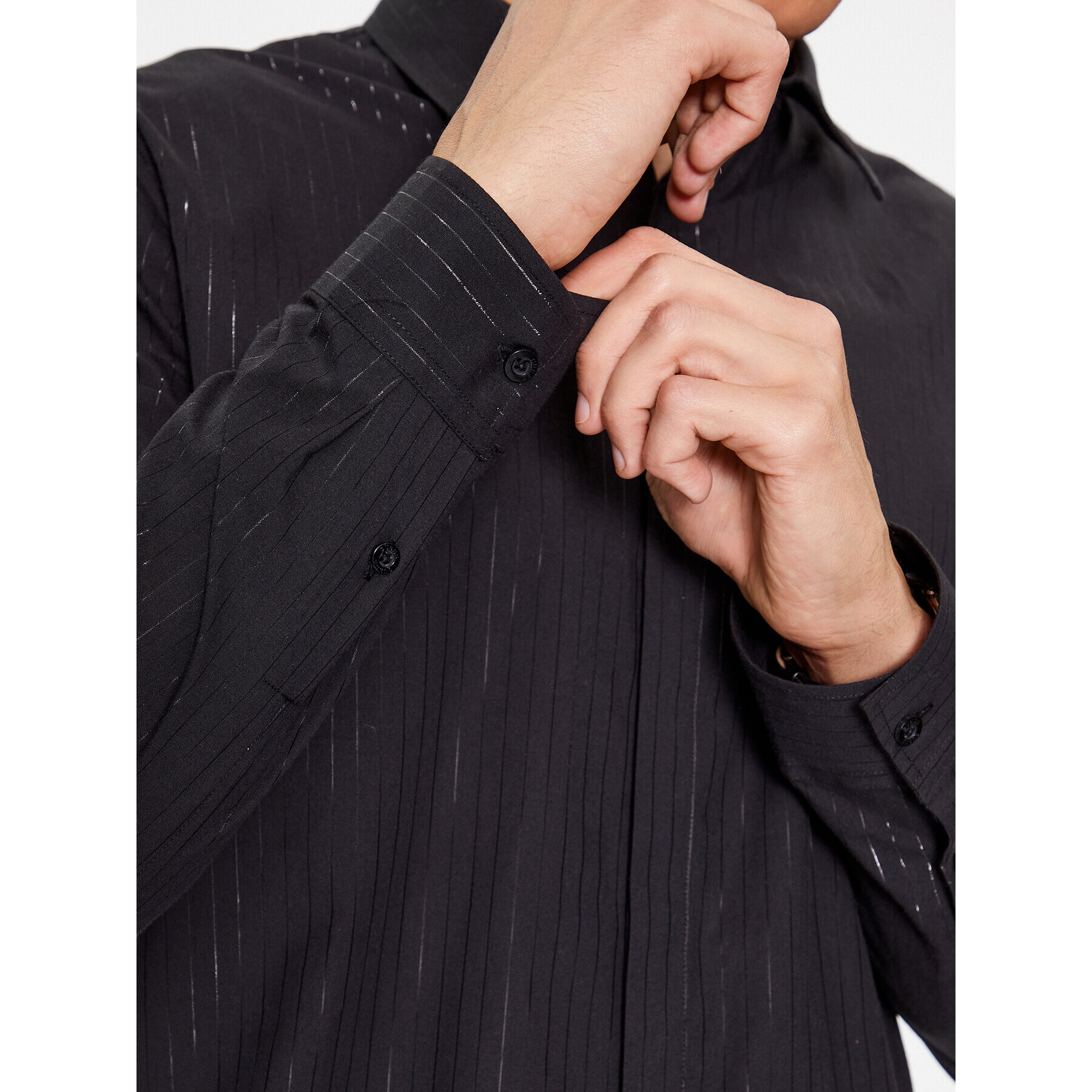 Guess Риза M3BH67 WFS20 Черен Regular Fit - Pepit.bg