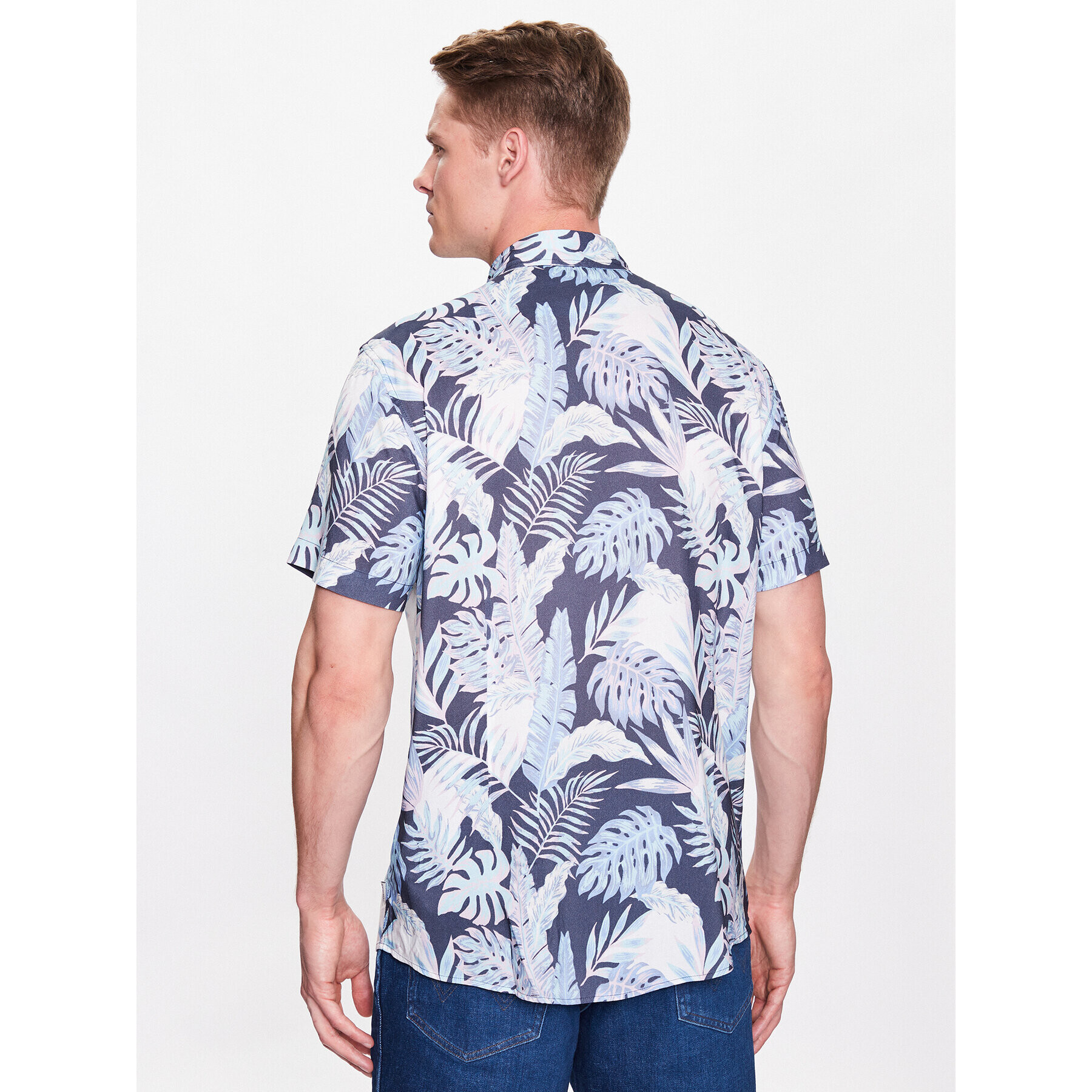 Guess Риза M3GH31 WD4Z2 Син Slim Fit - Pepit.bg
