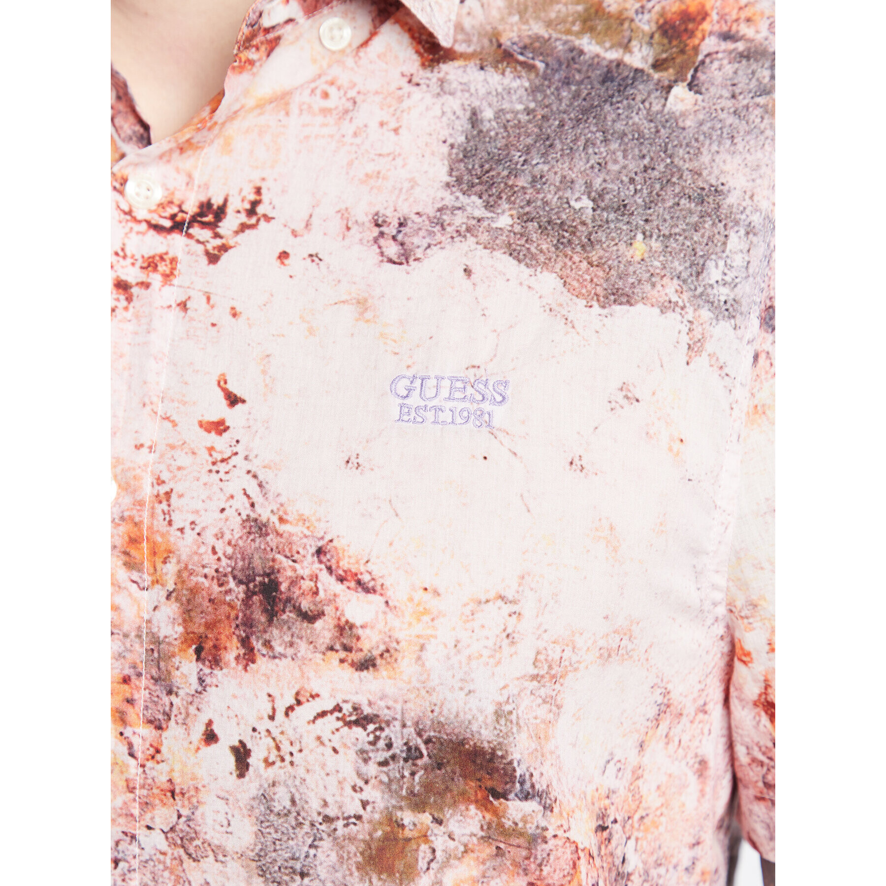 Guess Риза M3GH65 WFDS1 Розов Regular Fit - Pepit.bg