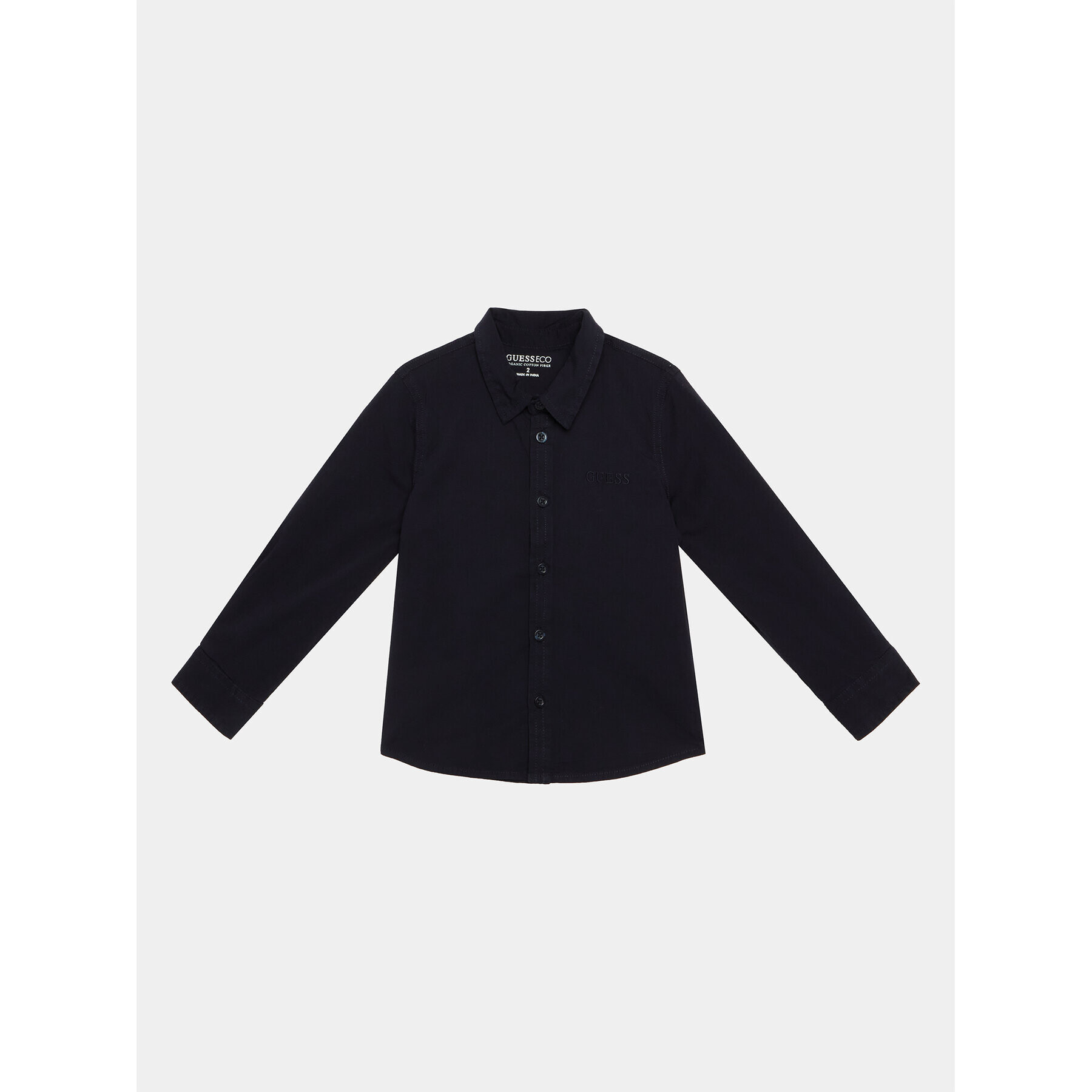Guess Риза N3YH04 WE5W0 Тъмносин Regular Fit - Pepit.bg