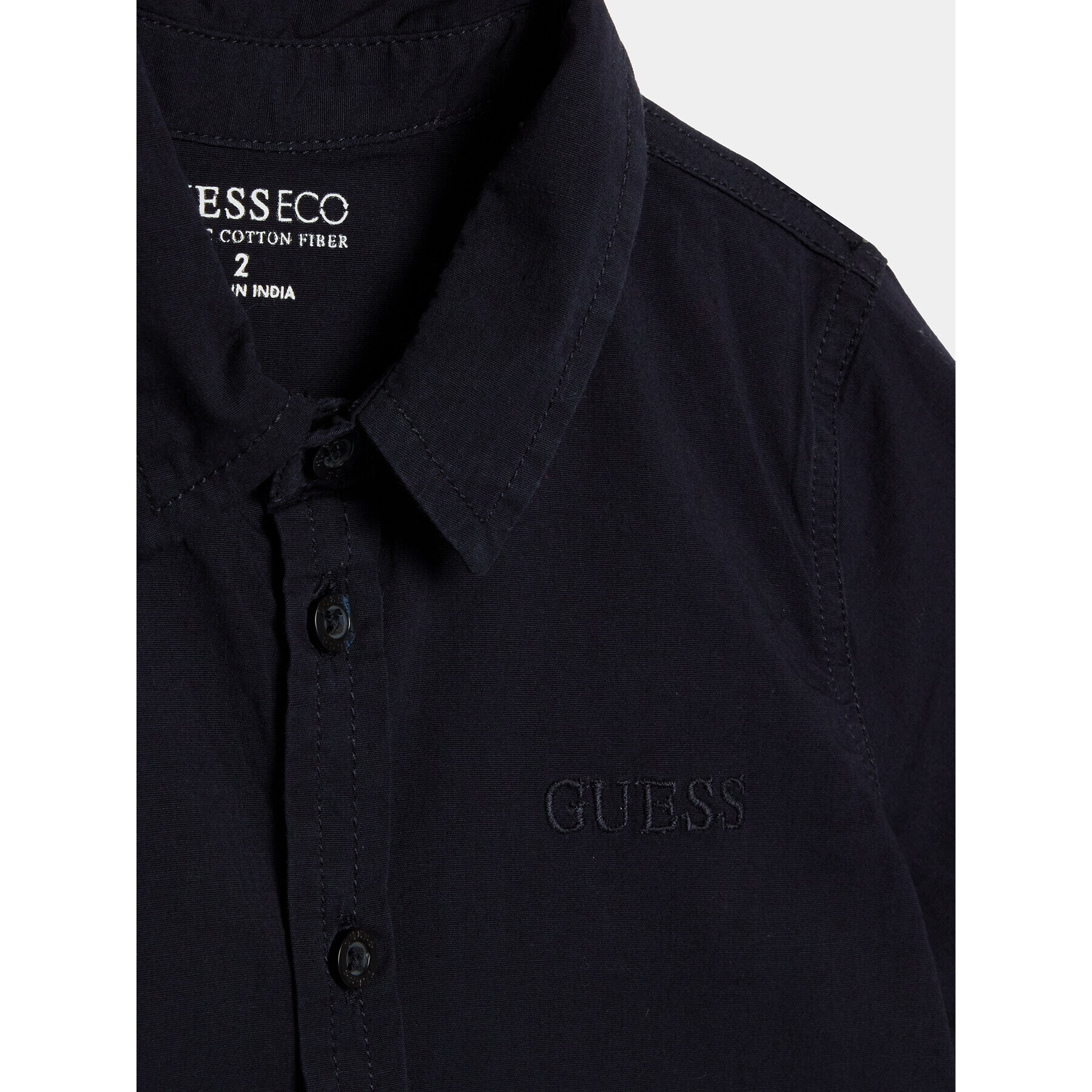 Guess Риза N3YH04 WE5W0 Тъмносин Regular Fit - Pepit.bg