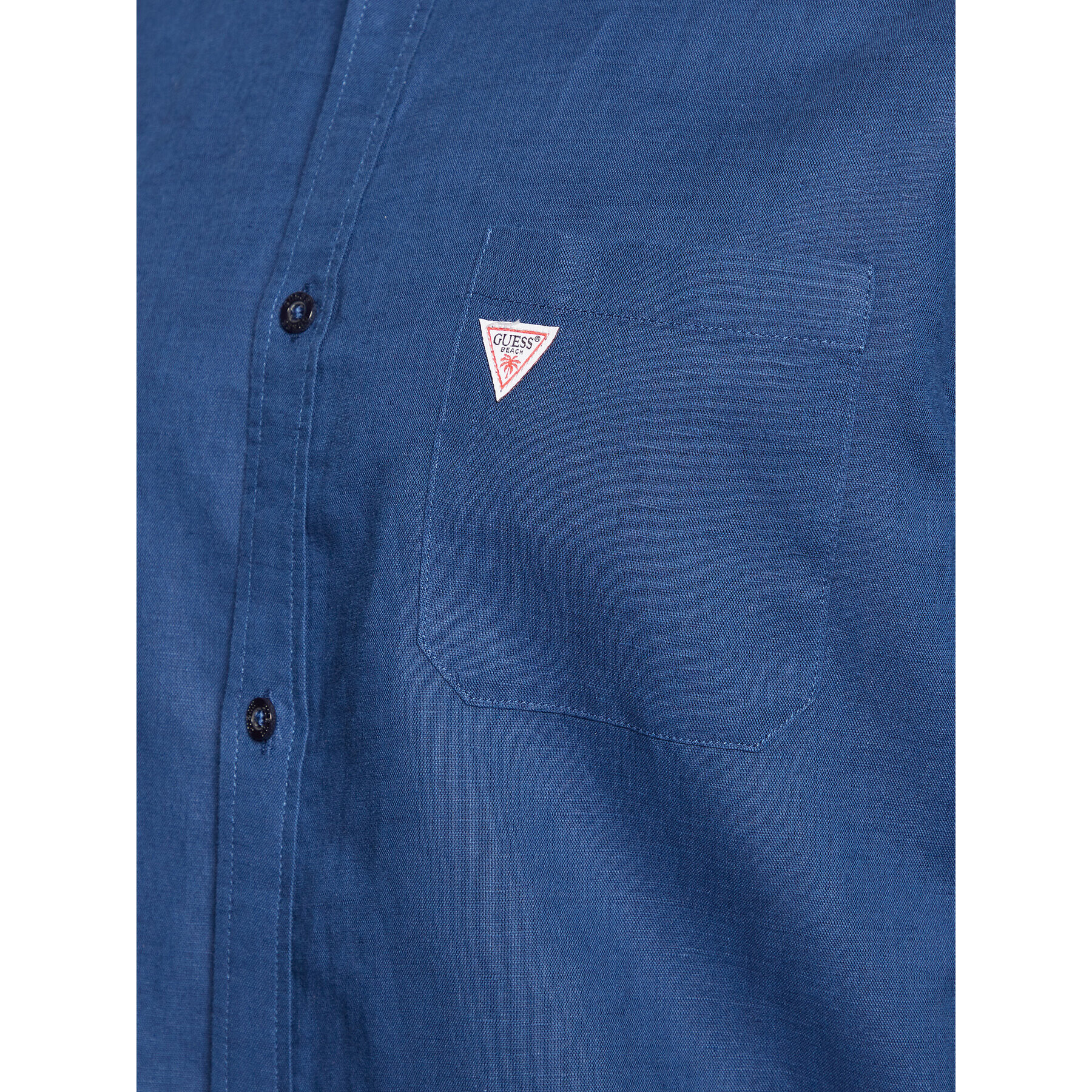 Guess Риза Roll-Up F3GH00 WO07S Син Regular Fit - Pepit.bg