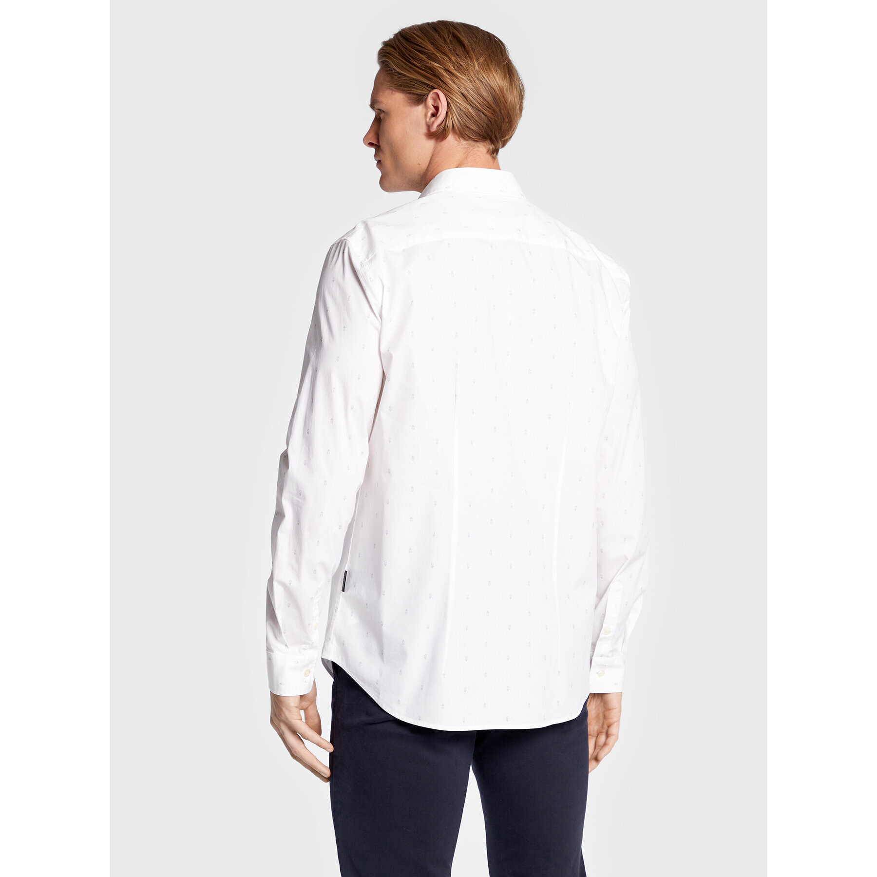 Guess Риза Sunset M2BH20 W8BX1 Бял Slim Fit - Pepit.bg