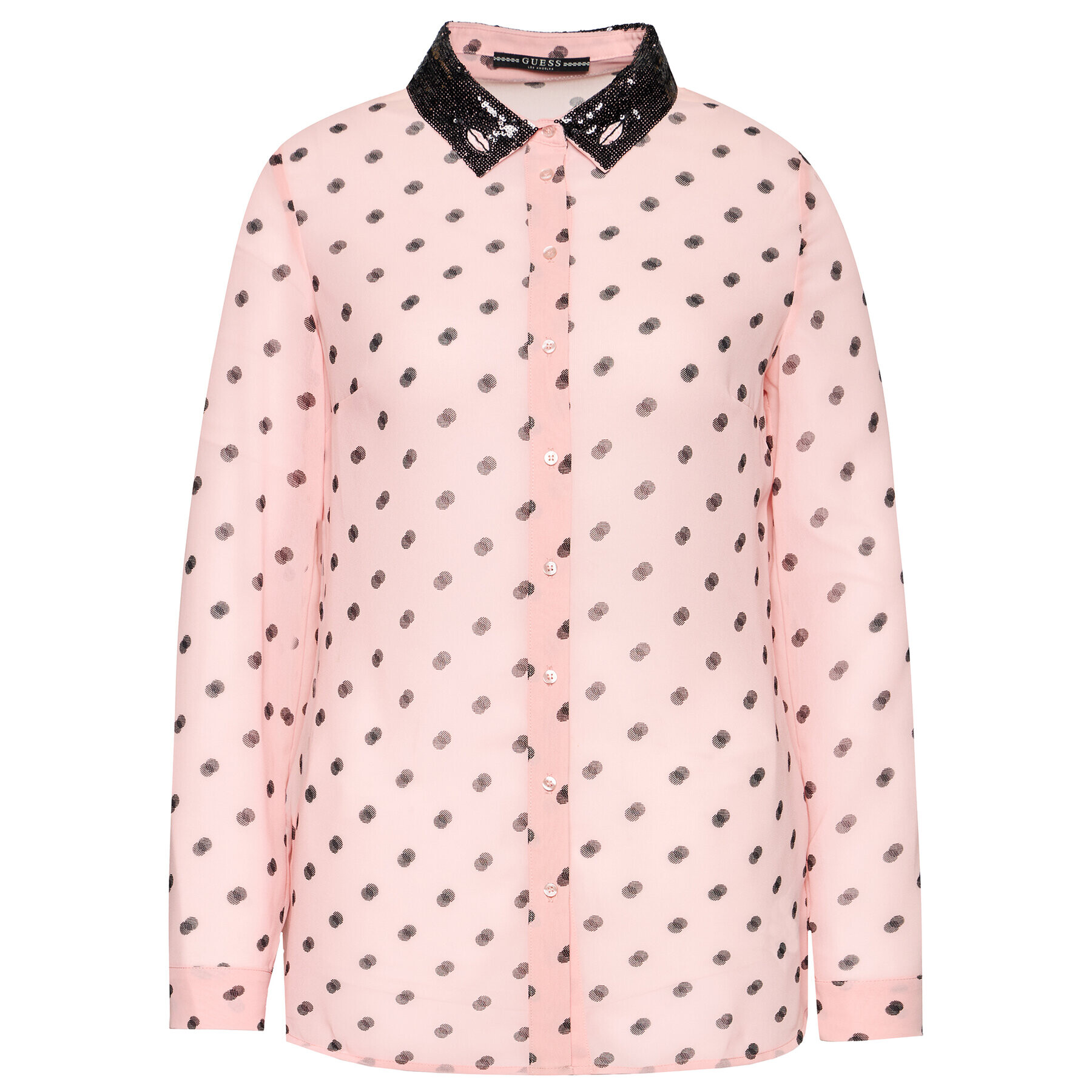 Guess Риза W01H81 WBTY0 Розов Regular Fit - Pepit.bg