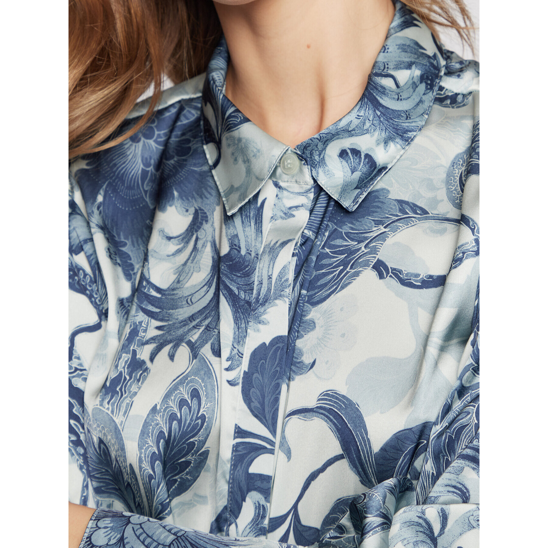Guess Риза W3RH29 WF1T2 Син Regular Fit - Pepit.bg