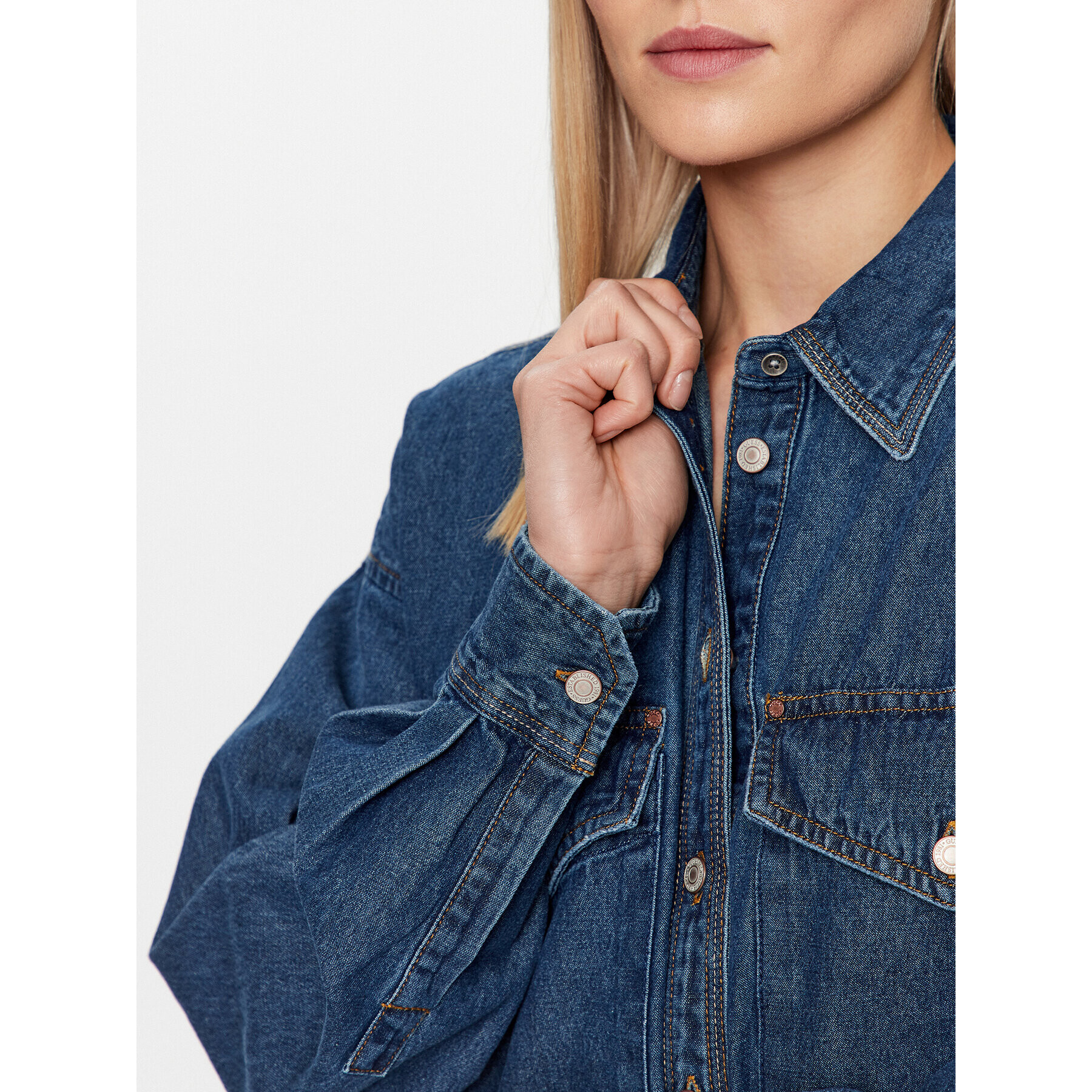 Guess Риза W3YH62 D52S1 Сив Regular Fit - Pepit.bg