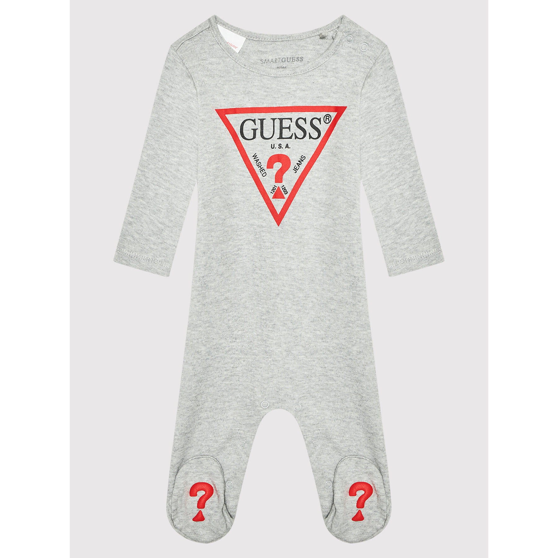 Guess Ромпер H02W00 KA6W0 Сив - Pepit.bg