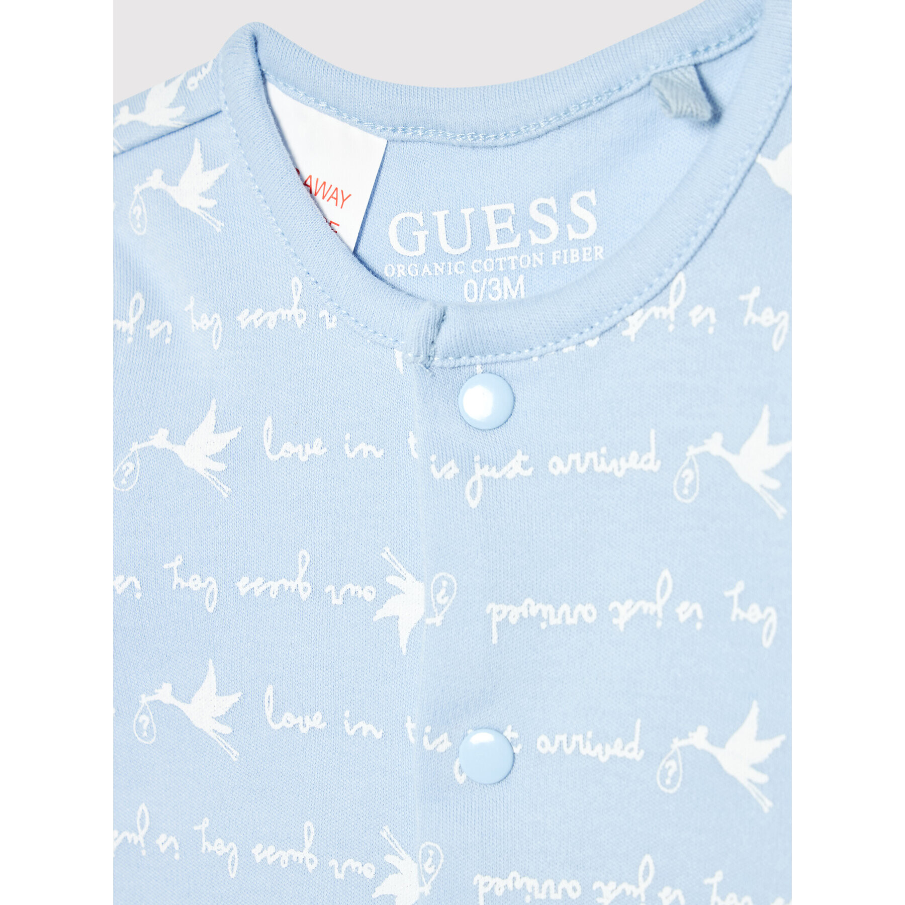 Guess Ромпер H2RW08 KA6W0 Син Regular Fit - Pepit.bg