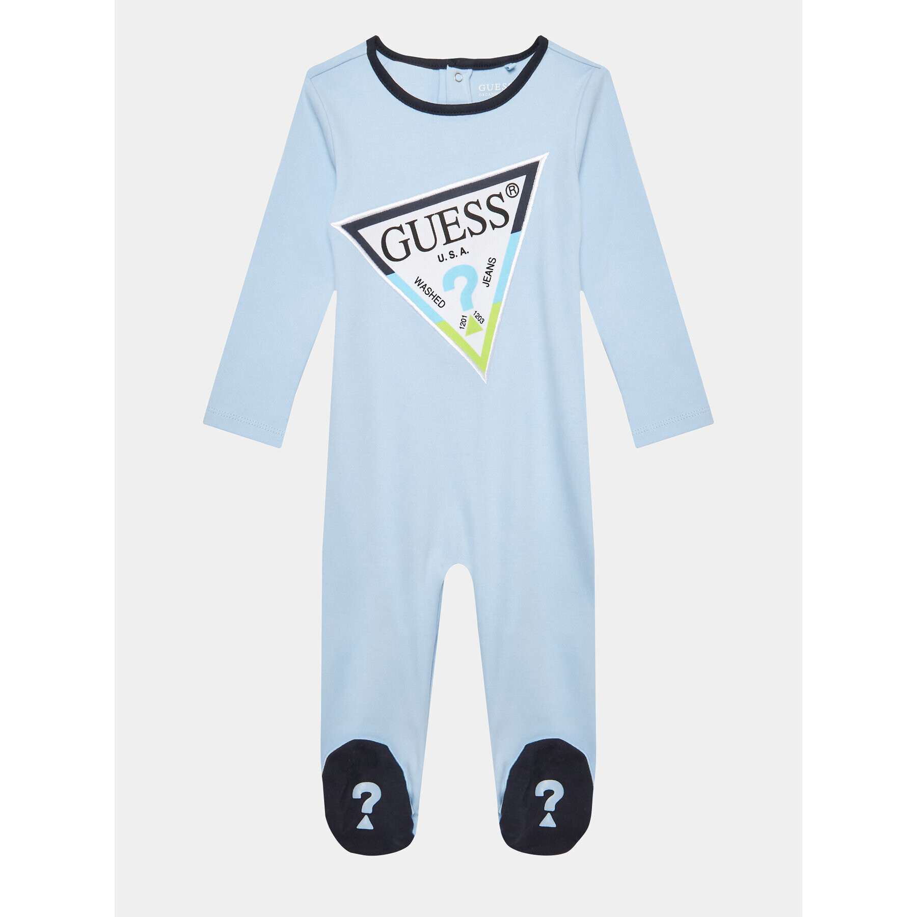 Guess Ромпер H3YW12 KA6W4 Син - Pepit.bg