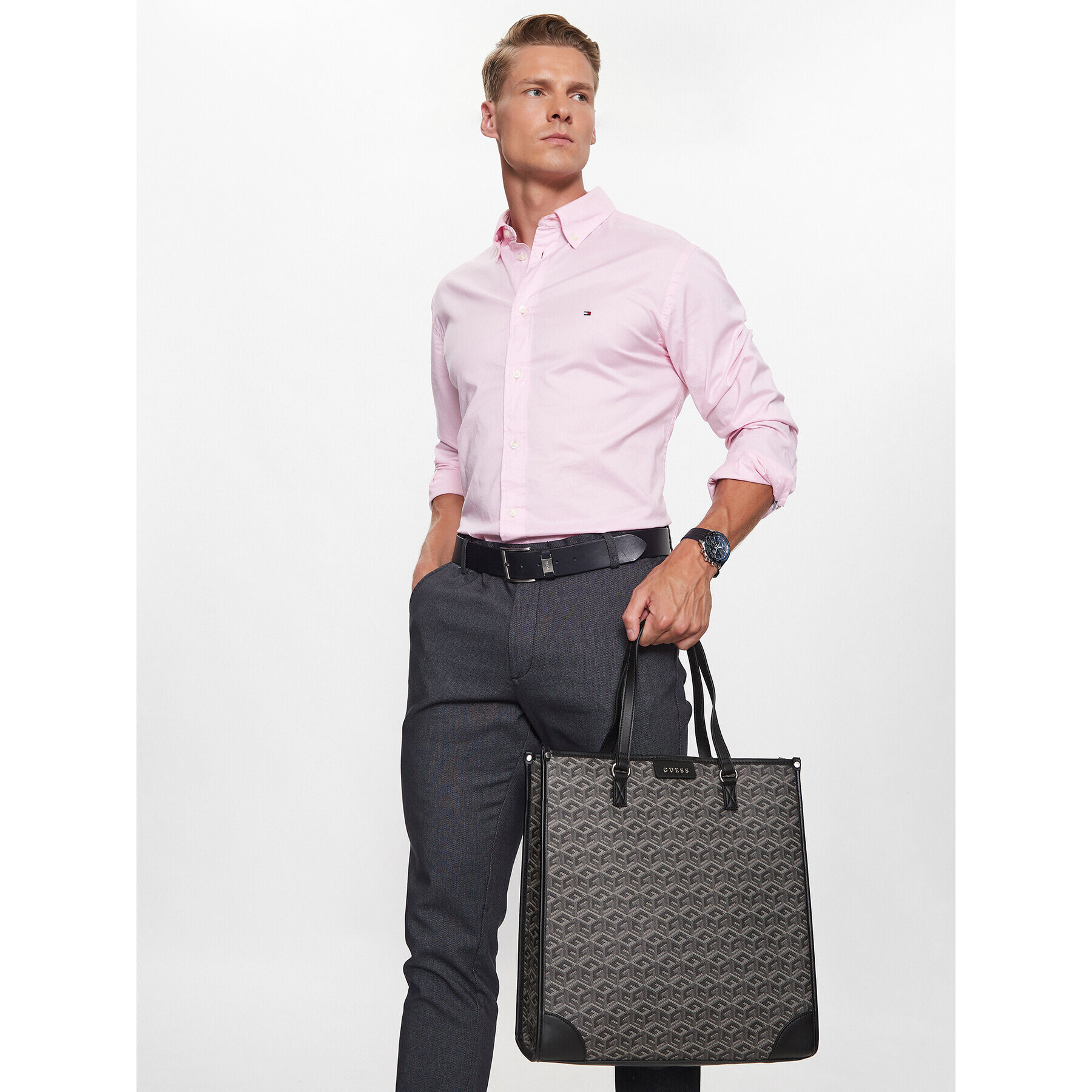 Guess Сак Ederlo HMERLO P3146 Сив - Pepit.bg