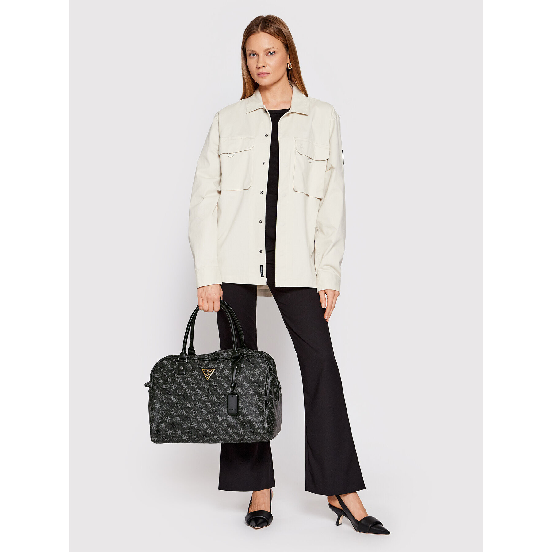 Guess Сак Hemingway Travel TWS734 29180 Сив - Pepit.bg