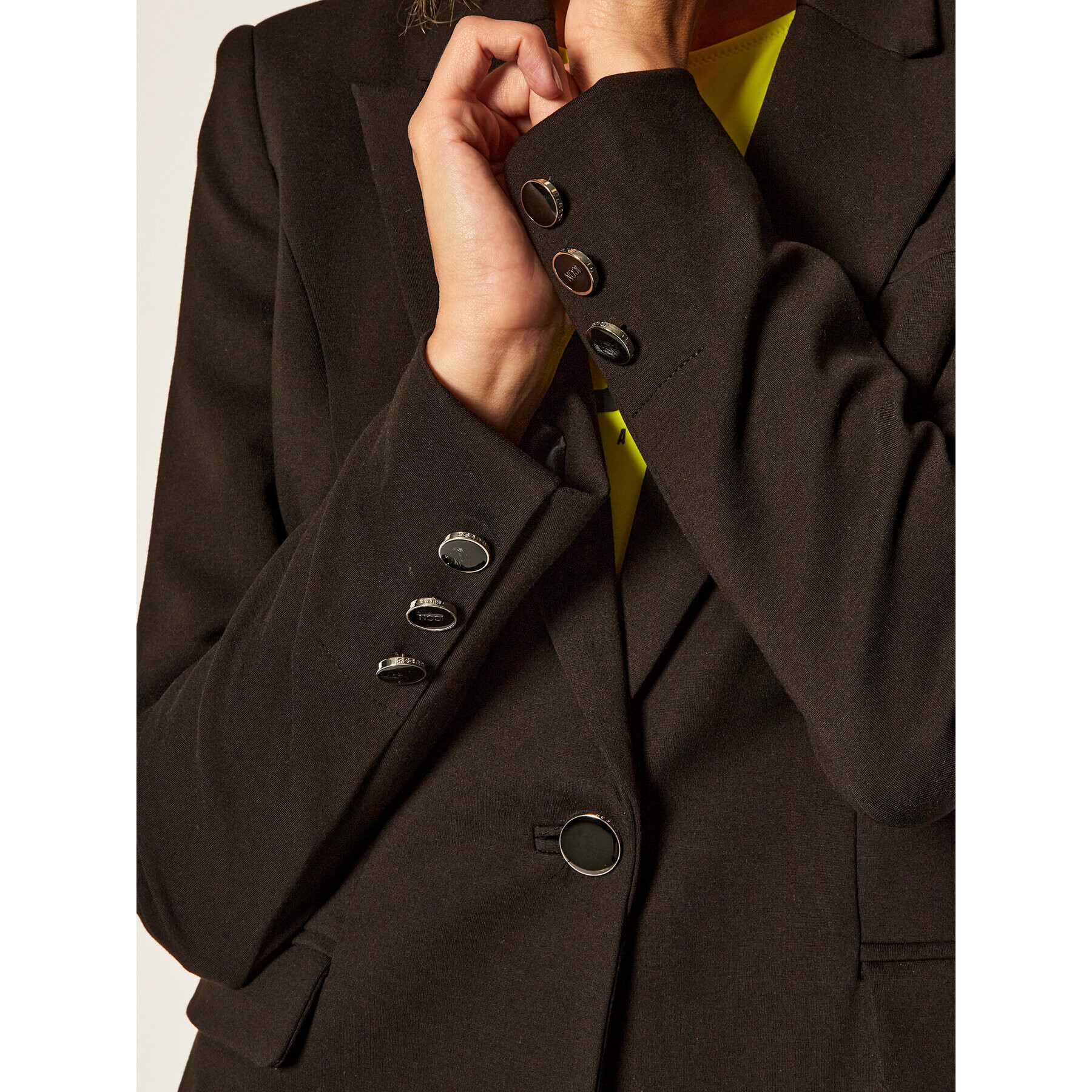 Guess Сако Alina W0YN59 K8RN0 Черен Regular Fit - Pepit.bg