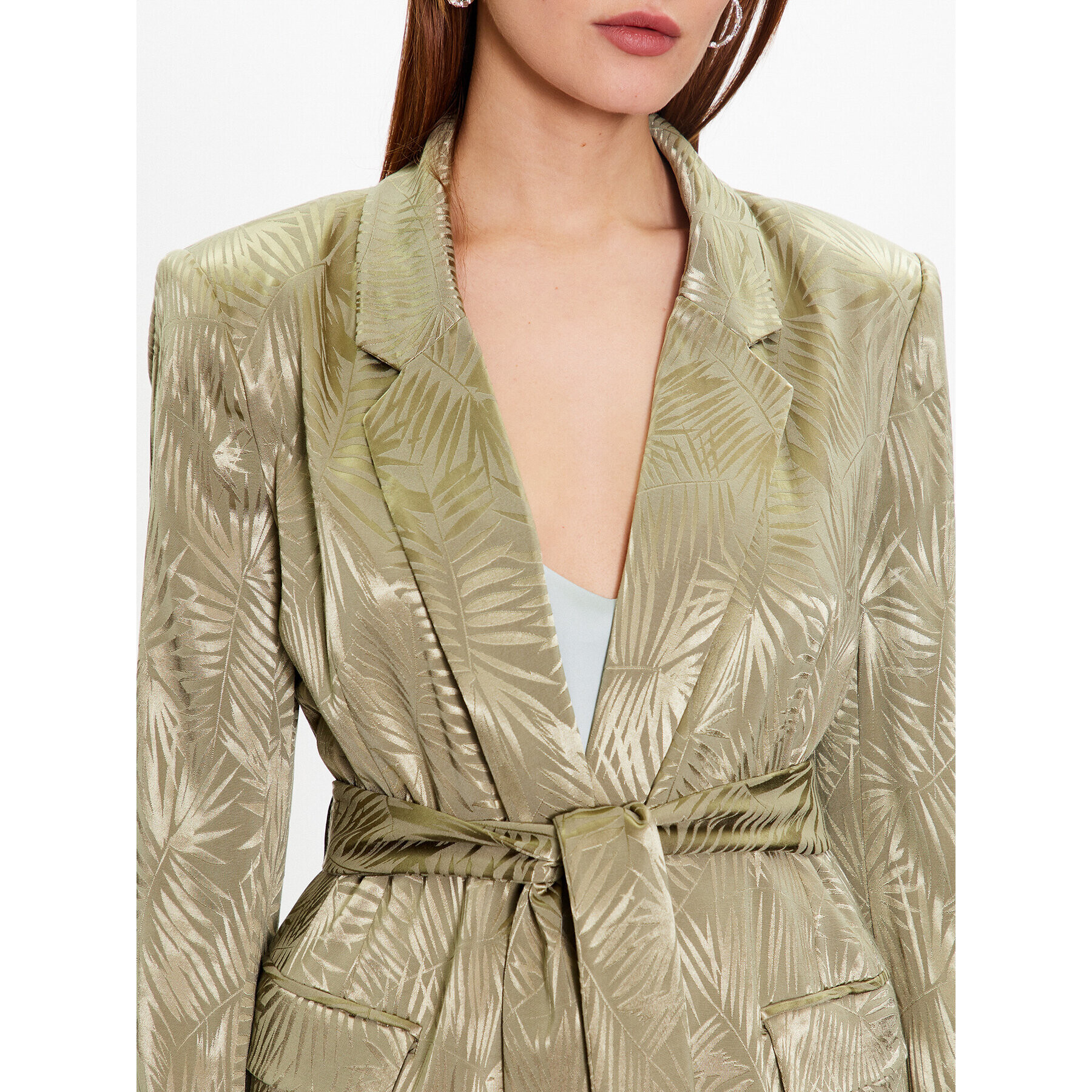 Guess Сако Holly W3GN46 WEJZ0 Зелен Regular Fit - Pepit.bg