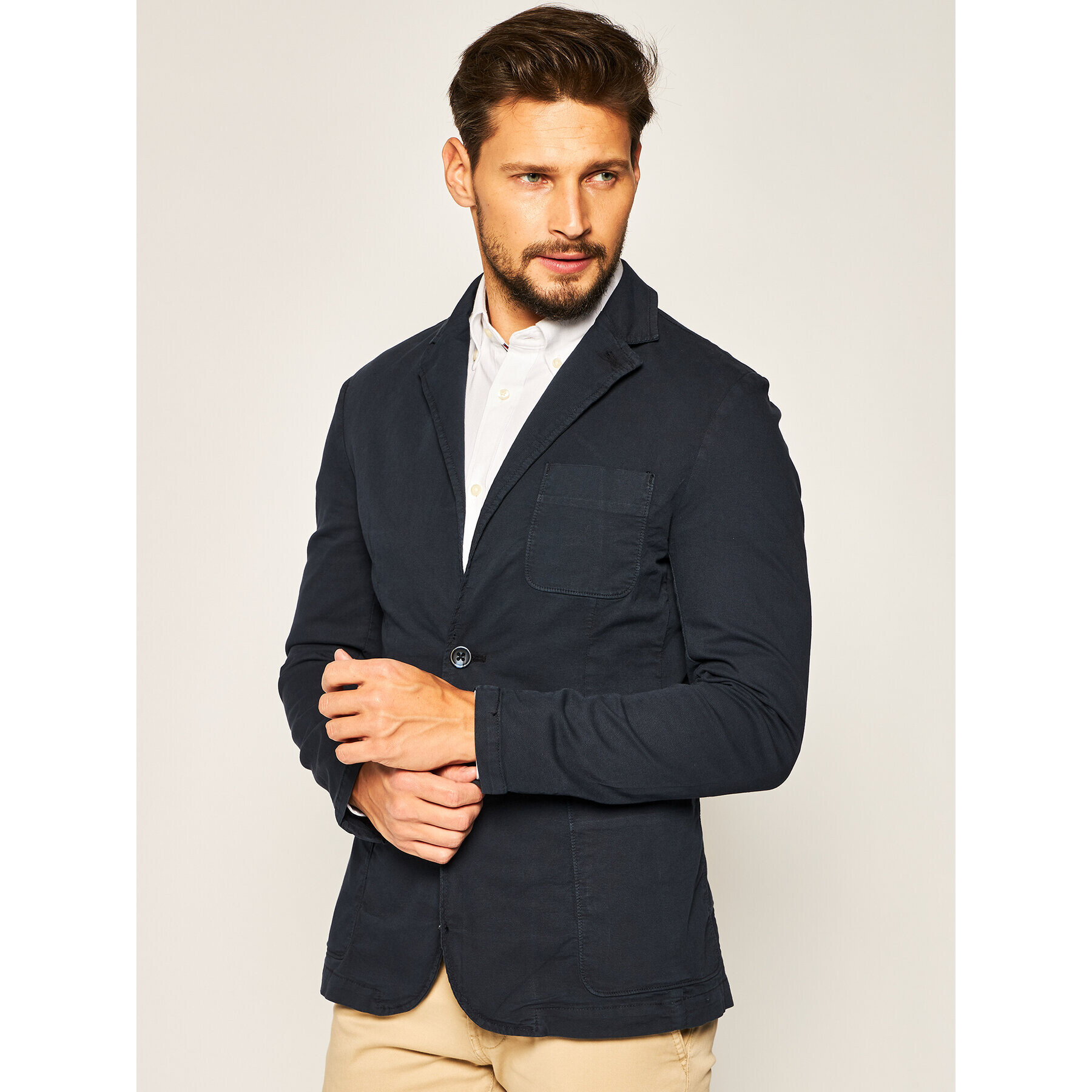 Guess Сако M02N09 WCRK1 Тъмносин Regular Fit - Pepit.bg