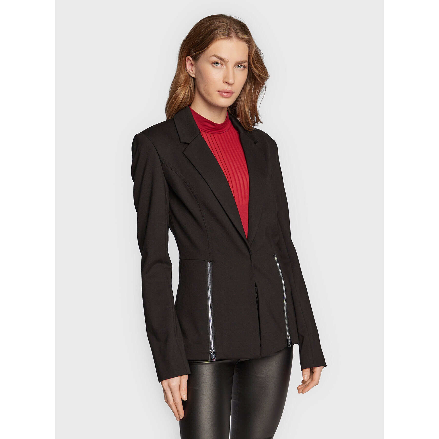Guess Сако Marion W2BN38 K8RN0 Черен Slim Fit - Pepit.bg