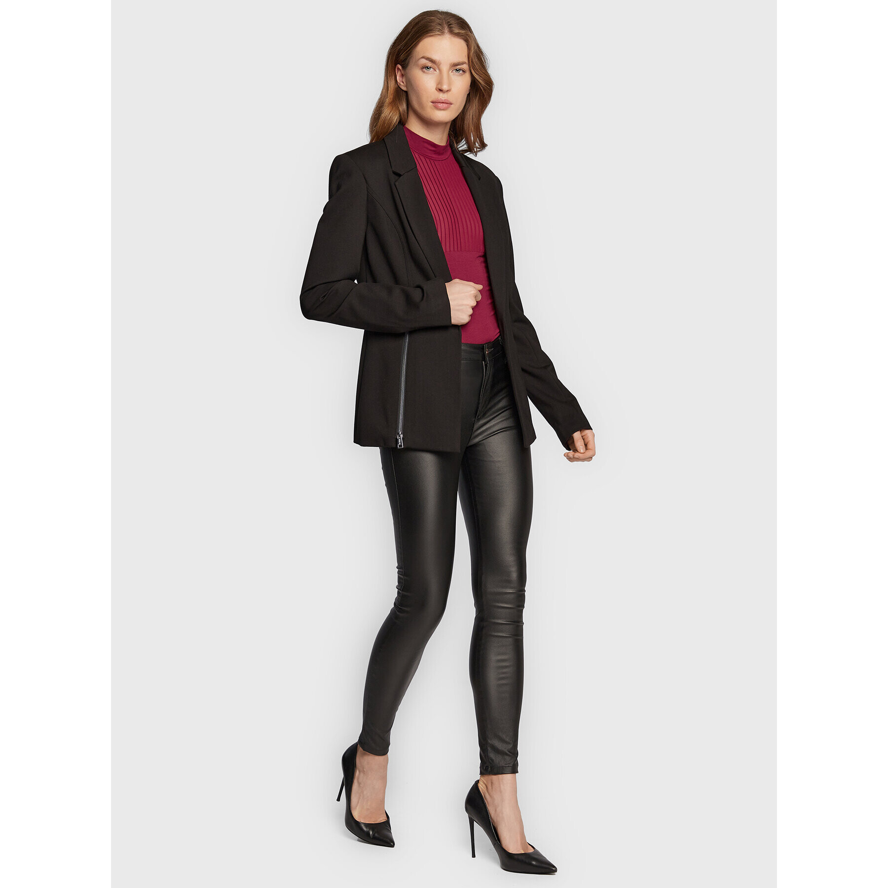 Guess Сако Marion W2BN38 K8RN0 Черен Slim Fit - Pepit.bg