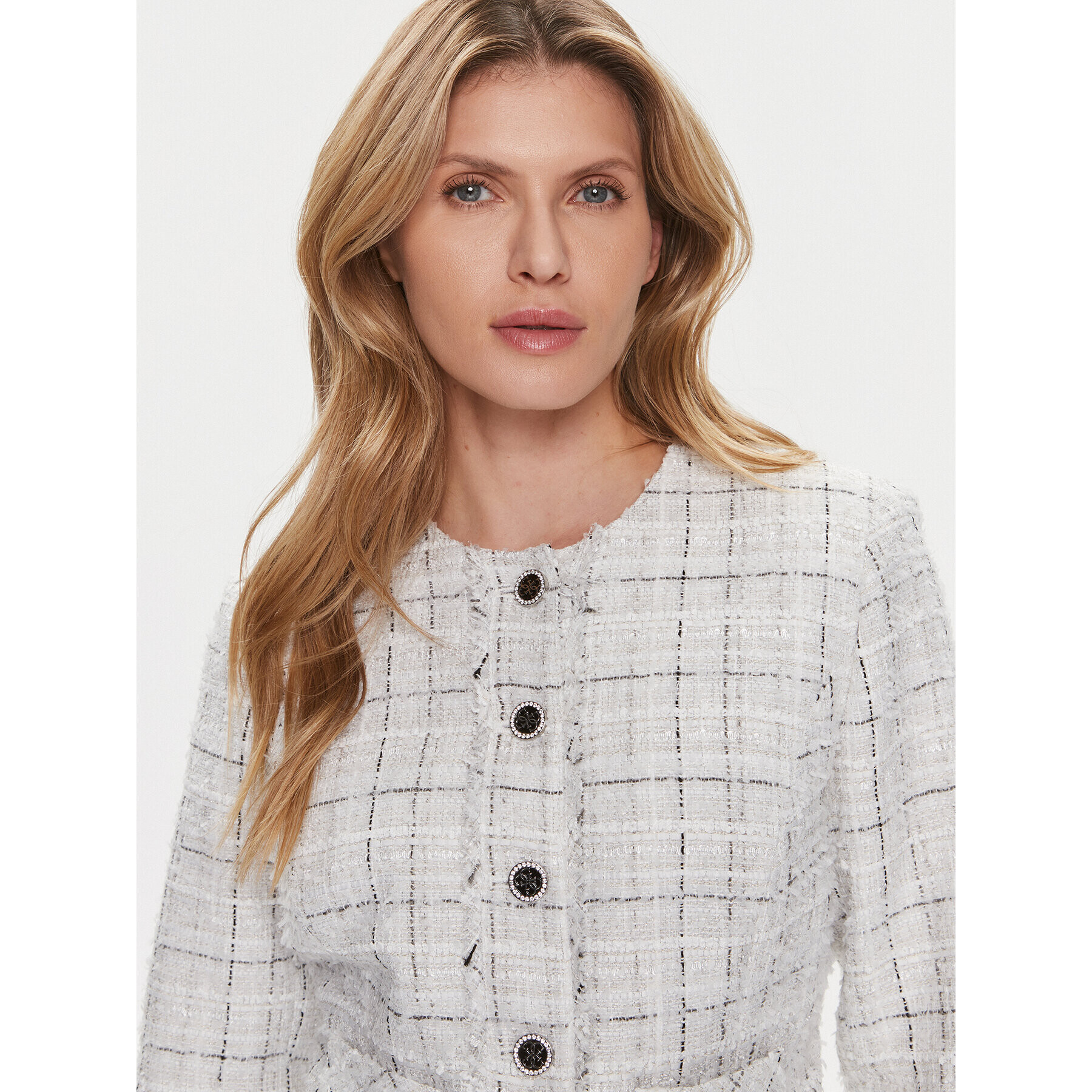 Guess Сако Sofia W4RN39 WFWW2 Бял Regular Fit - Pepit.bg