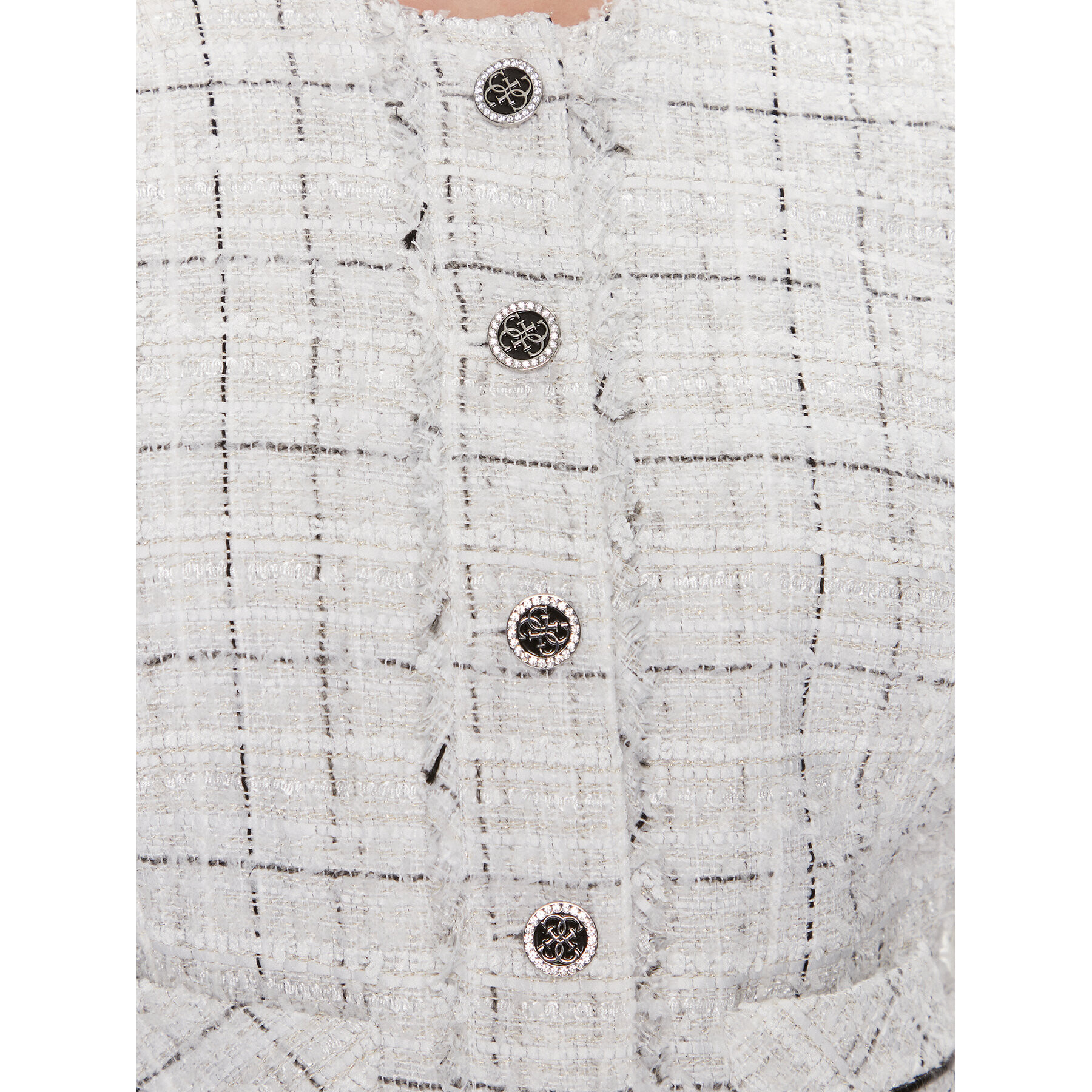 Guess Сако Sofia W4RN39 WFWW2 Бял Regular Fit - Pepit.bg