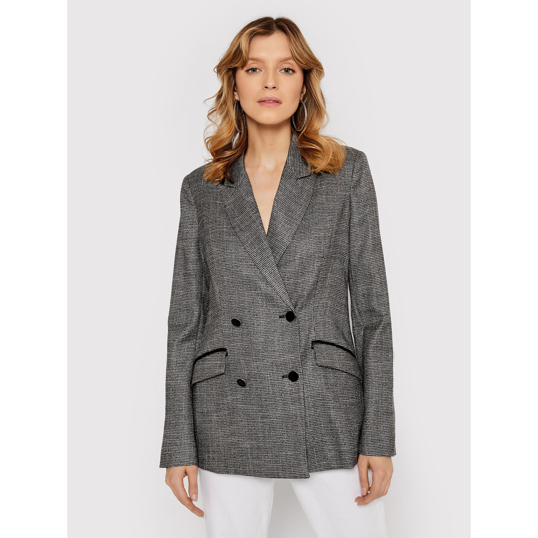 Guess Сако W2RN11 WED90 Сив Slim Fit - Pepit.bg